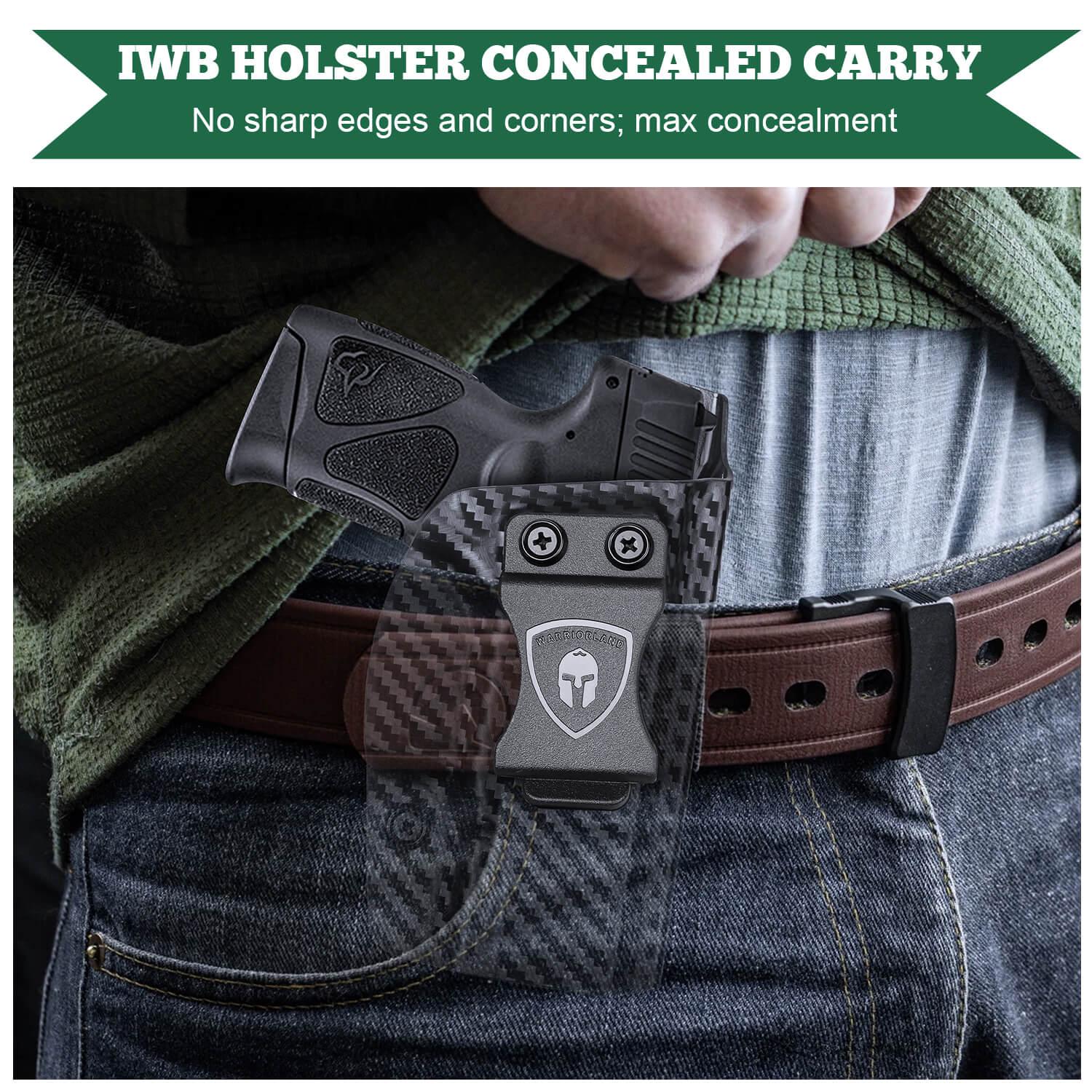 Taurus G3 IWB Holster Carbon Fiber Kydex | WARRIORLAND WARRIORLAND