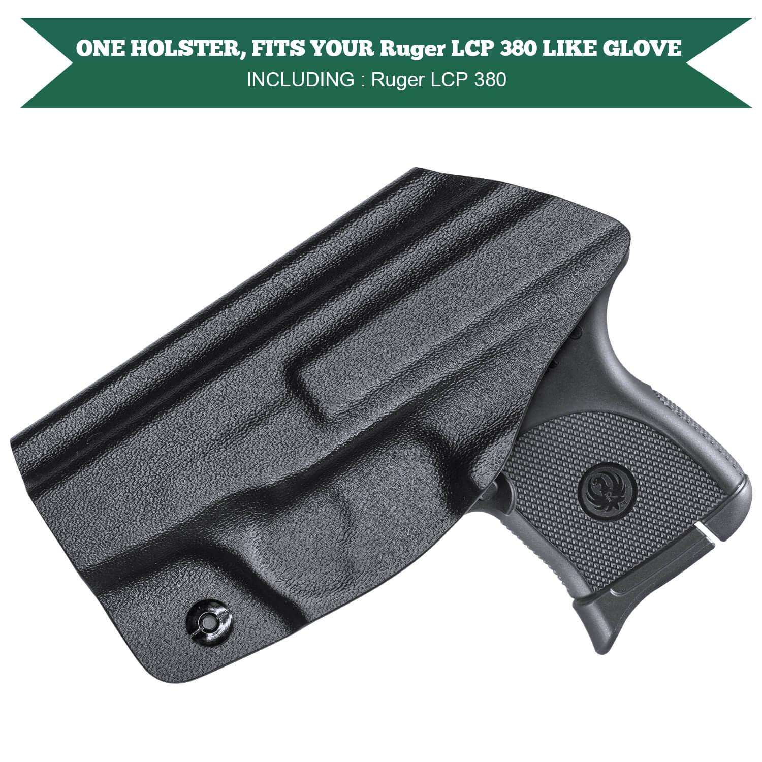 LCP 380 Holster Ruger KYDEX IWB Right/ Left Handed | WARRIORLAND WARRIORLAND