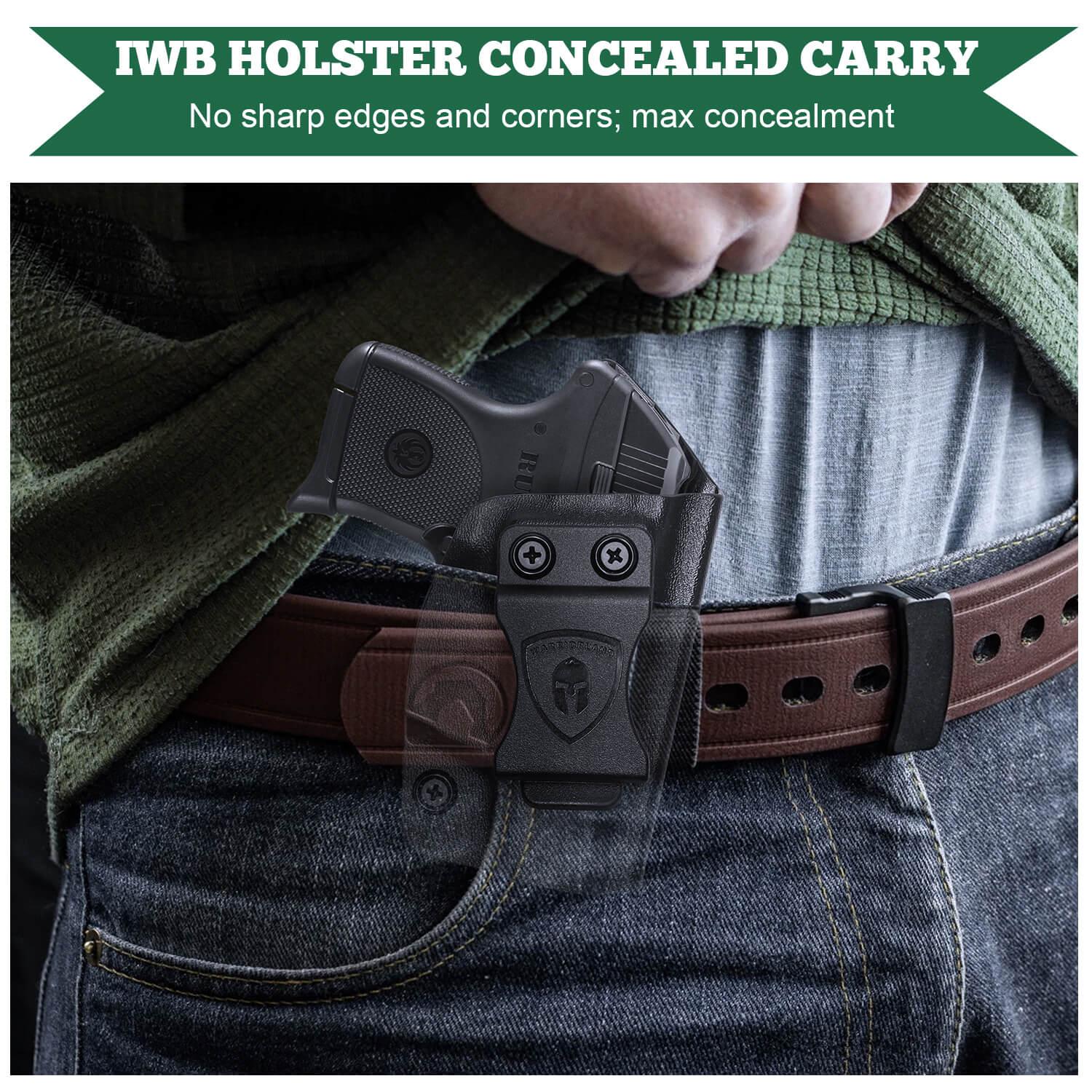 LCP 380 Holster Ruger KYDEX IWB Right/ Left Handed | WARRIORLAND WARRIORLAND