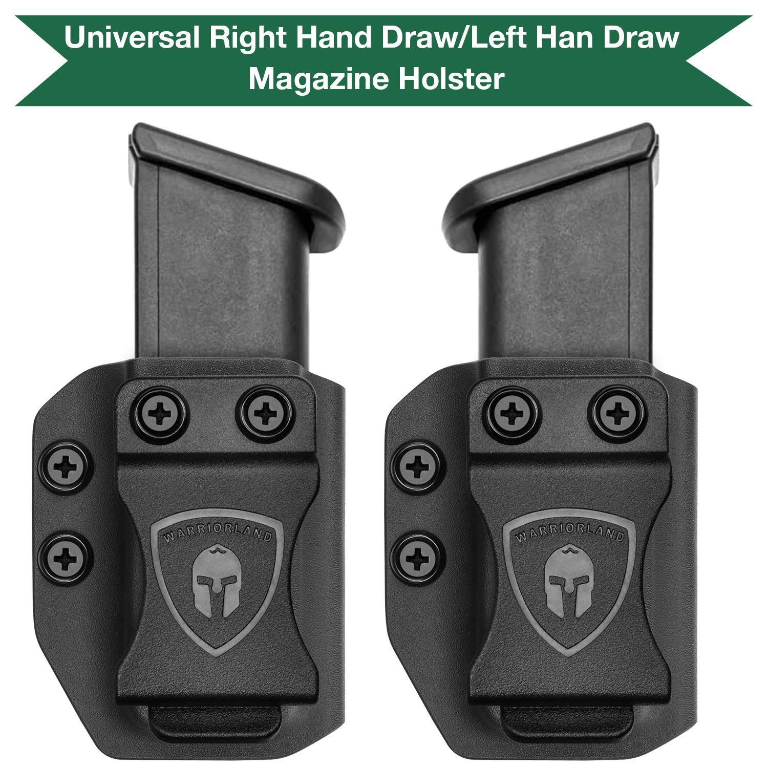 Kydex 9mm .40 .45ACP Universal Mag Carrier IWB OWB Magazine Holster Single Double Stack | WARRIORLAND WARRIORLAND