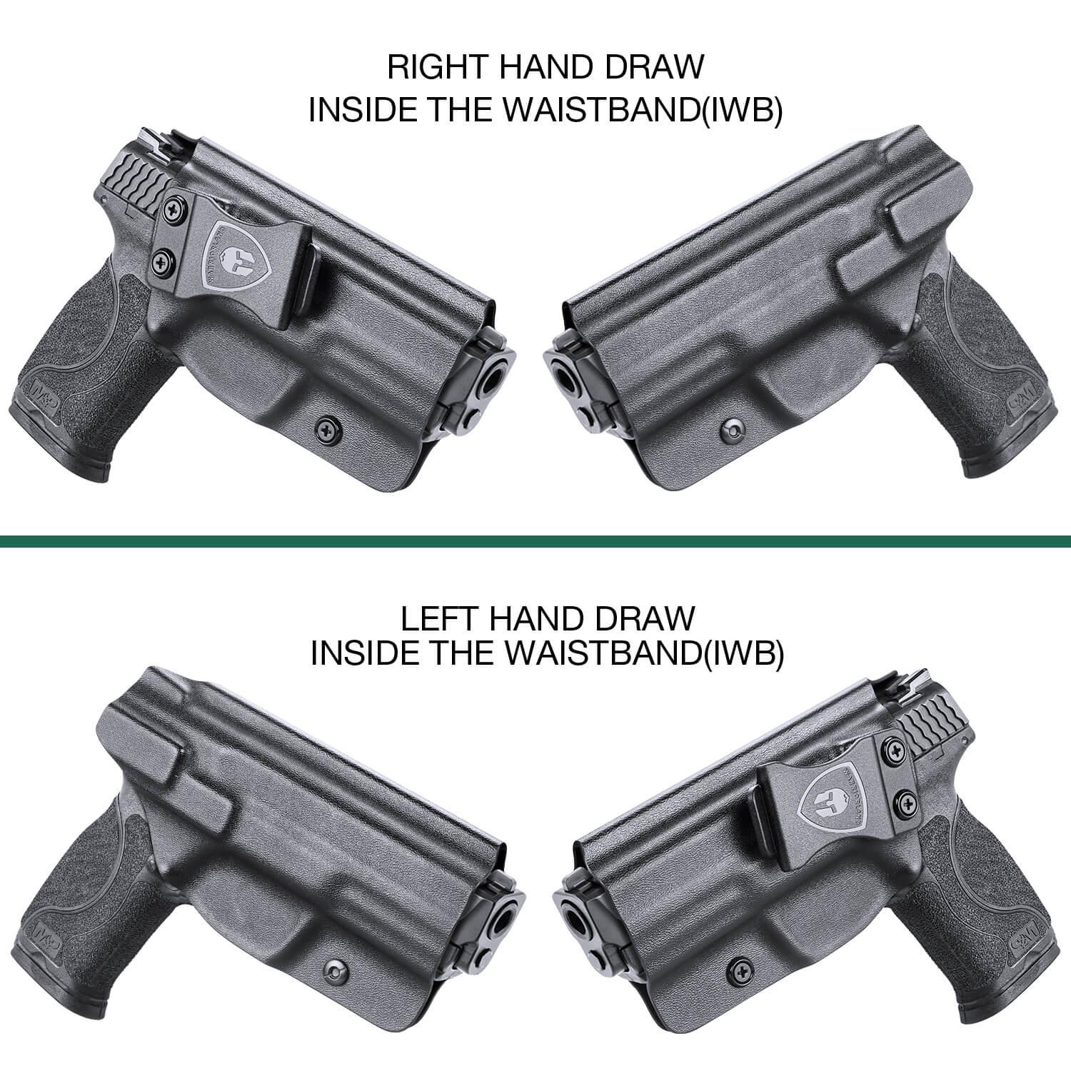 Kydex IWB Holster for Smith and Wesson M&P / M&P M2.0 / 9/.40 / Compact/Full Size Concealed Carry Right/ Left Handed | WARRIORLAND WARRIORLAND