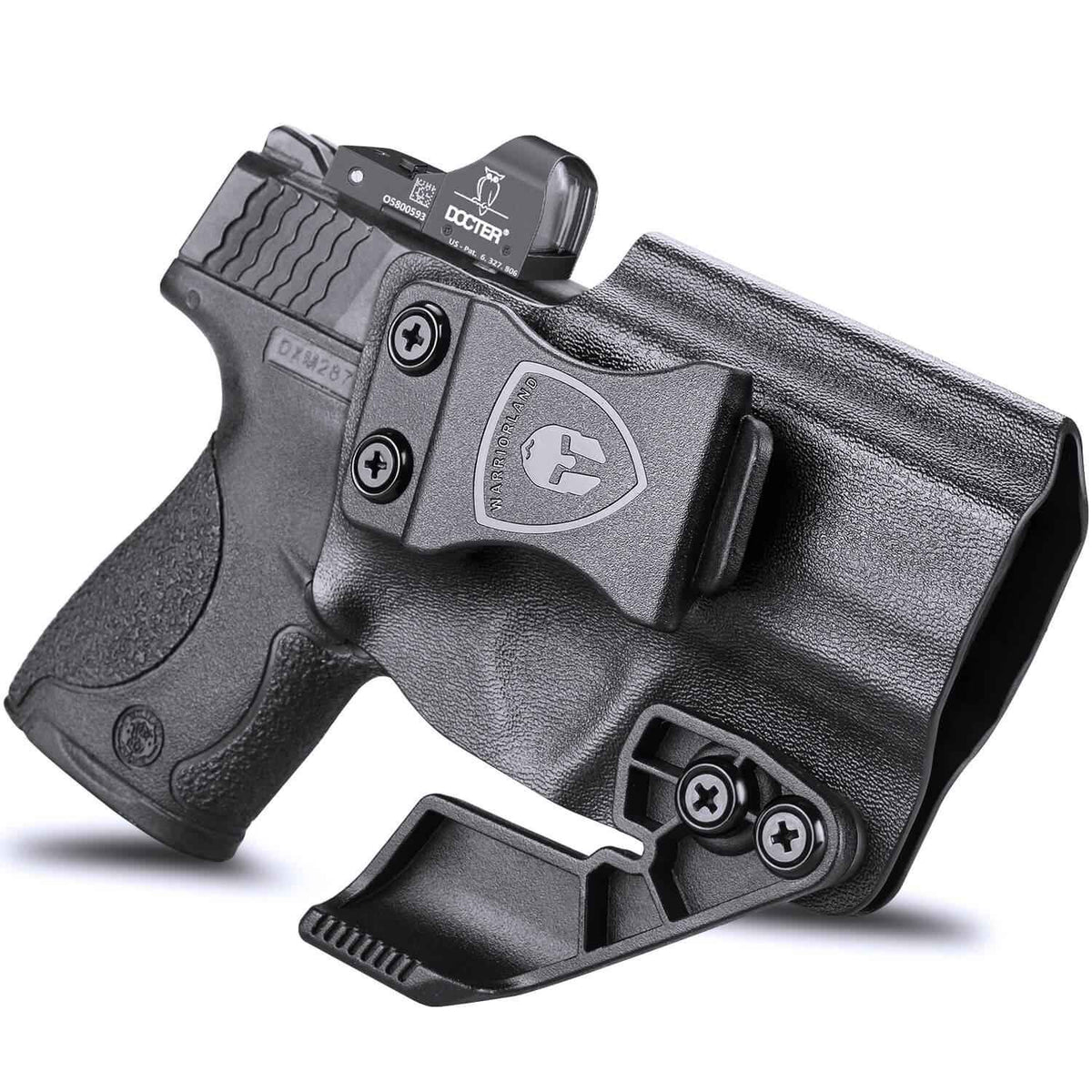 Smith & Wesson Kydex IWB Holster with Claw M&P Shield/ Plus/ M2.0 9mm/.40 Pistol for Fat Guys | WARRIORLAND