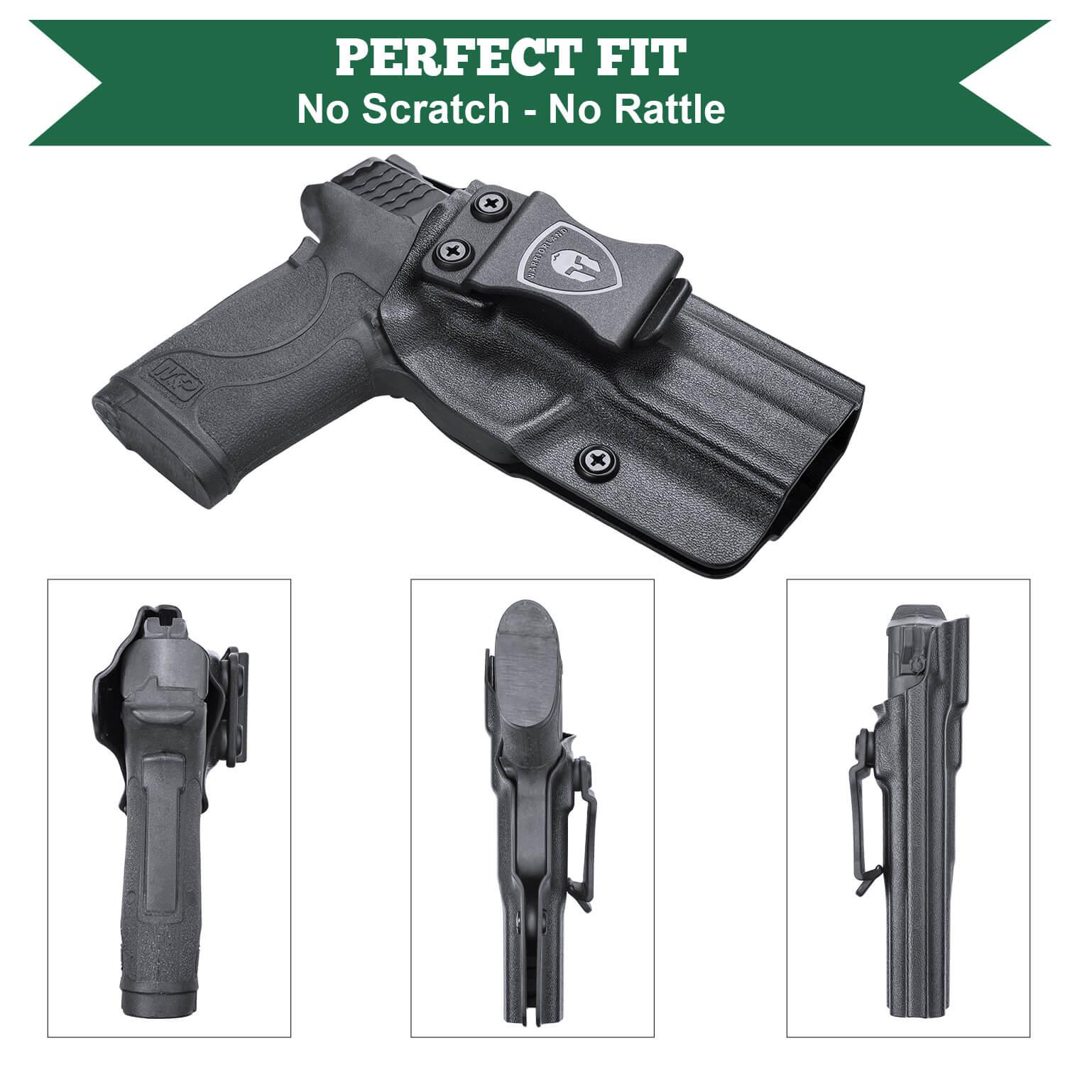 Kydex IWB Holster for Smith & Wesson M&P Shield 380 EZ Concealed Carry Right/ Left Handed | WARRIORLAND WARRIORLAND