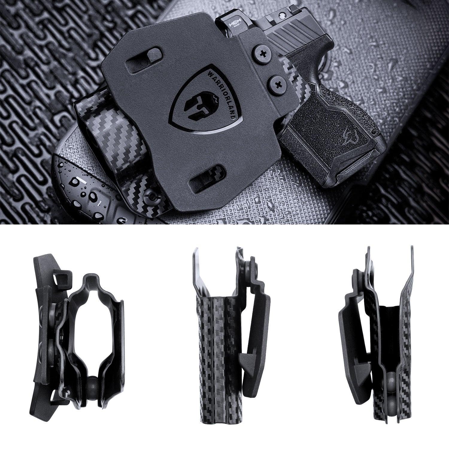 Taurus GX4 Carbon Fiber Kydex OWB Holster with Paddle Red Dot Sight Optics Cut Outside the Waistband | WARRIORLAND WARRIORLAND