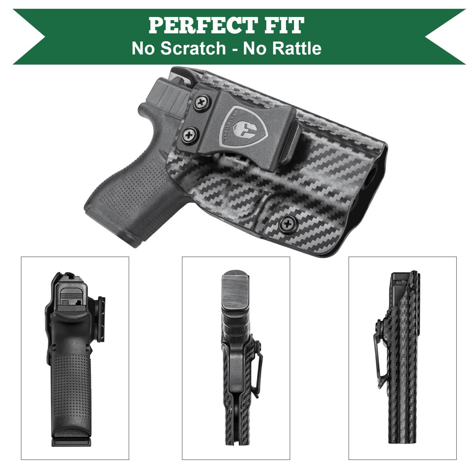 Carbon Fiber Kydex IWB Holster for Glock 42 | WARRIORLAND WARRIORLAND