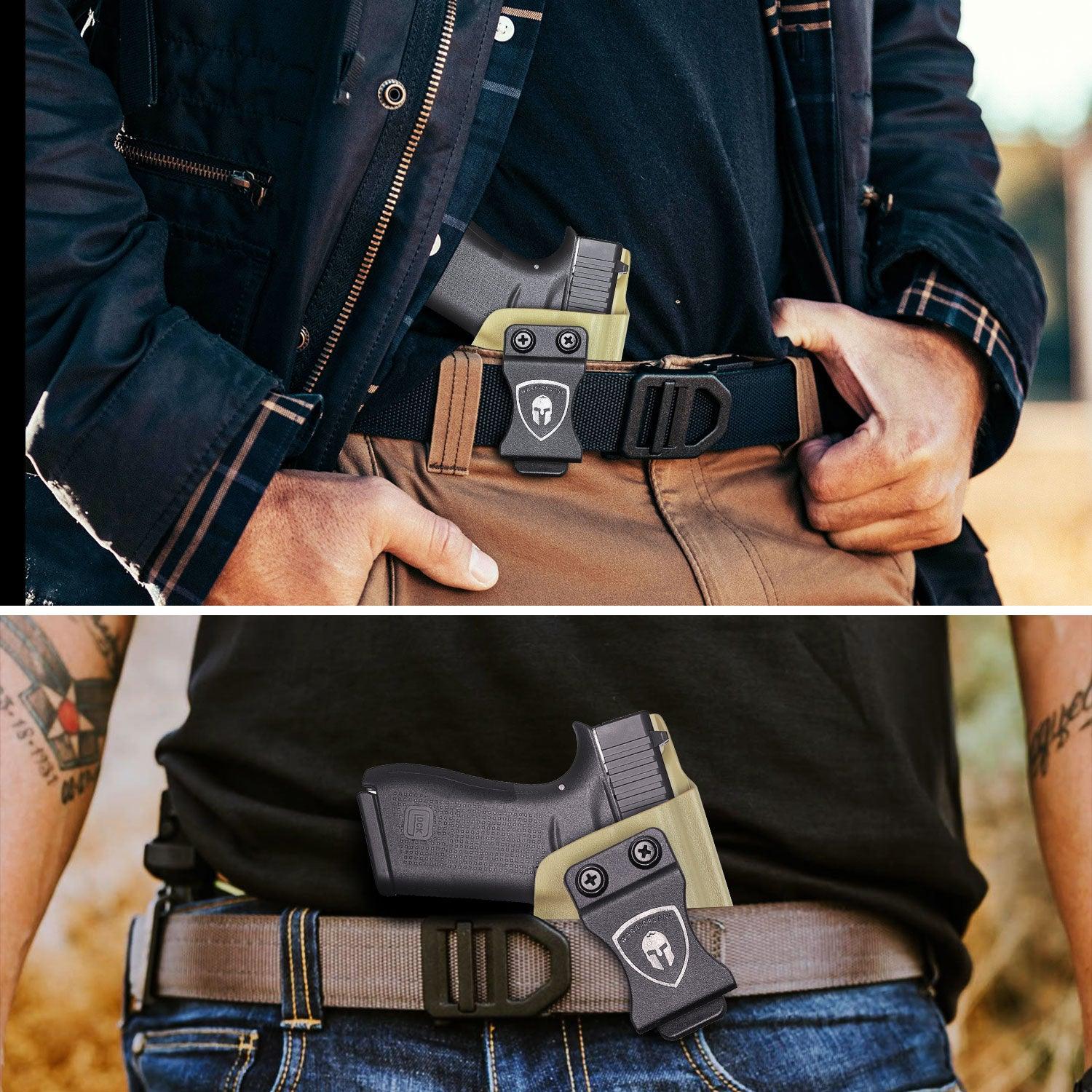 9mm Springfield Armory Hellcat / Pro Tan 9mm Inside Waistband Holster Kydex  Right / Left Handed | WARRIORLAND WARRIORLAND