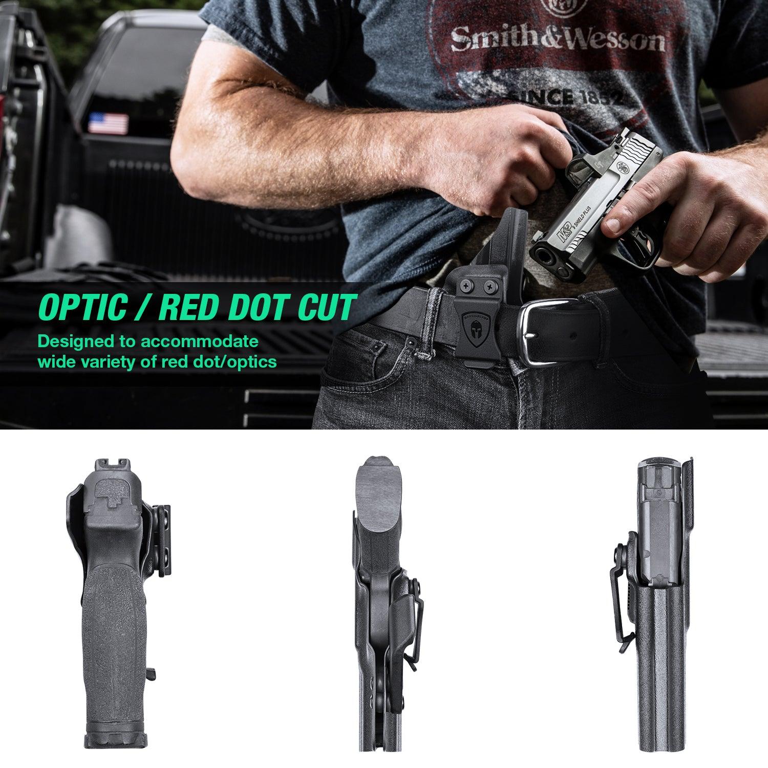 Smith & Wesson M&P 9/.40 Compact/Full Size Kydex IWB Holster with Claw for Fat Guys | WARRIORLAND WARRIORLAND