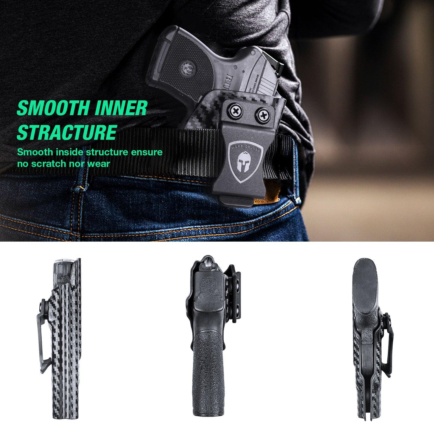 Carbon Fiber Kydex IWB Holster for Smith & Wesson M&P Shield/ Plus/ M2.0 9mm/.40 Pistol | WARRIORLAND WARRIORLAND