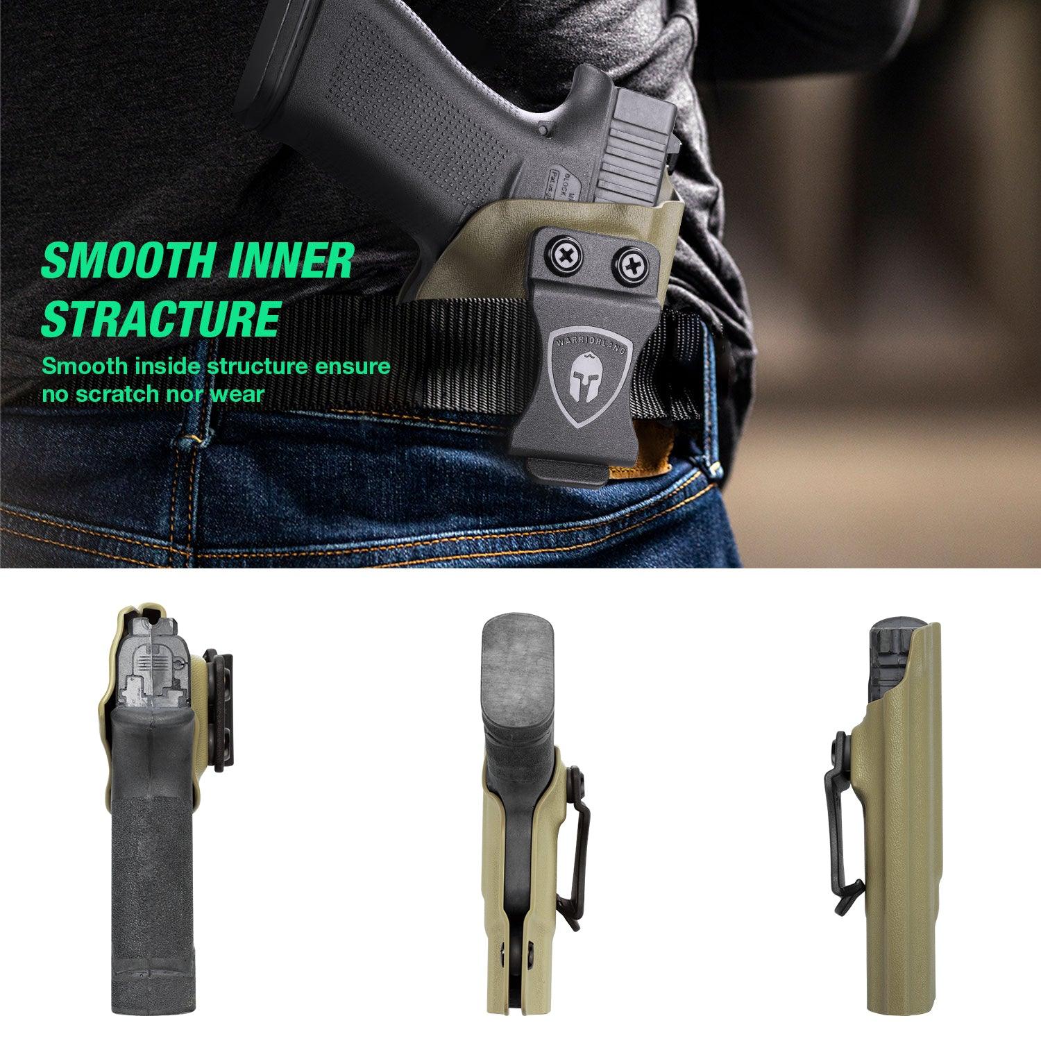 9mm Springfield Armory Hellcat / Pro Tan 9mm Inside Waistband Holster Kydex  Right / Left Handed | WARRIORLAND WARRIORLAND