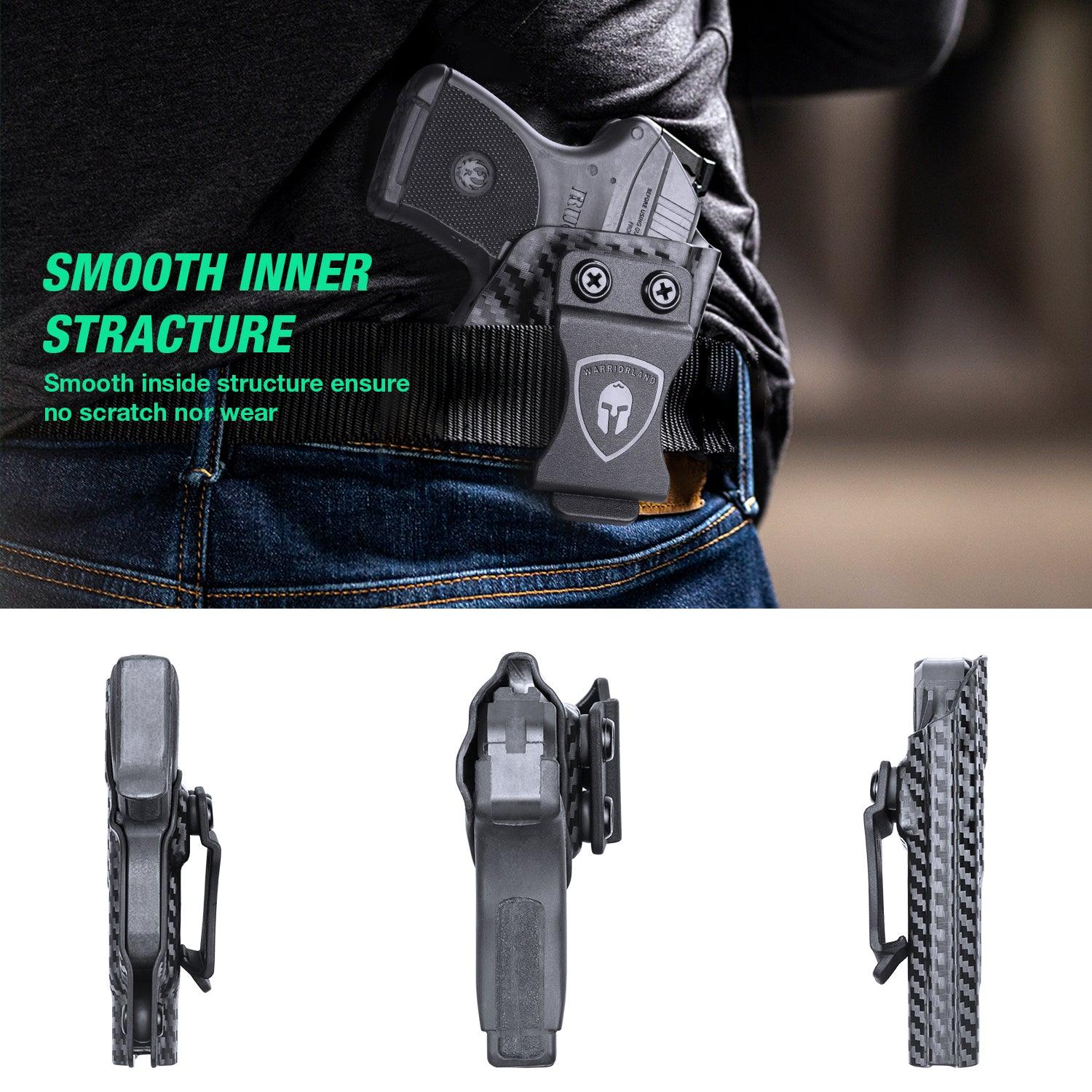Carbon Fiber Kydex Ruger LCP 2 II Holster IWB | WARRIORLAND WARRIORLAND