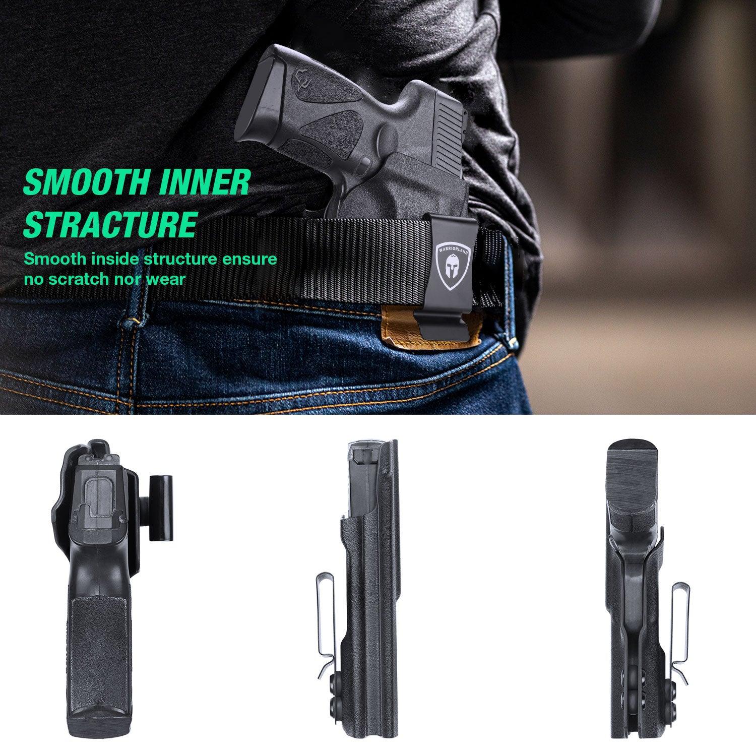 IWB Kydex Holster for Sig Sauer P365 SAS P365X P365XL 9mm Pistol Adjustable Ride Height Metal Belt Clip | WARRIORLAND WARRIORLAND