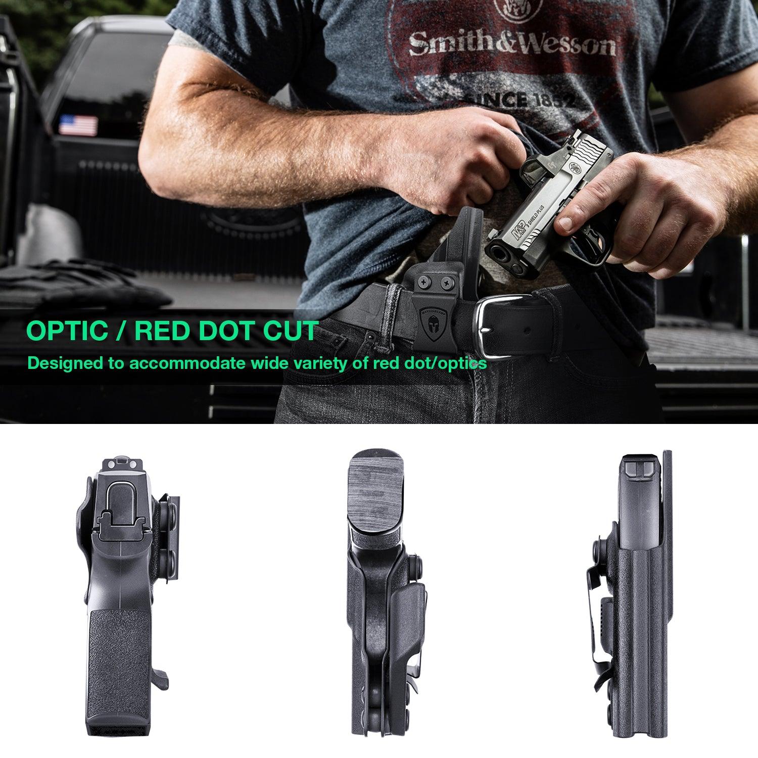 1.75 Inch Metal Clip Kydex IWB Holster with Claw Wing RDS Optics Cut for Sig Sauer P365/P365X/P365XL/P365 SAS | Right Hand WARRIORLAND