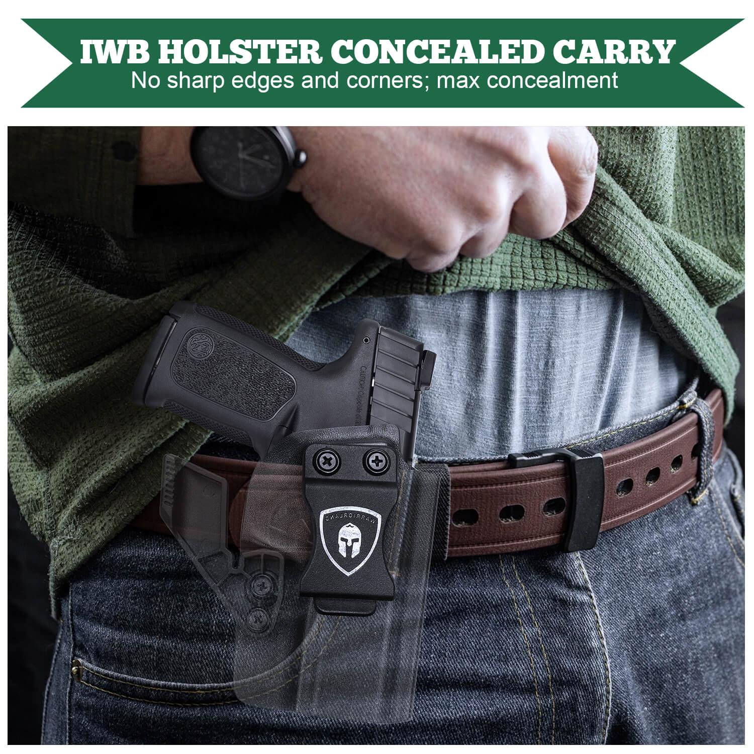 Smith & Wesson SD9 SD40 VE Inside Waistband Concealed Carry Holster with Claw Holsters for Fat Guys | WARRIORLAND WARRIORLAND