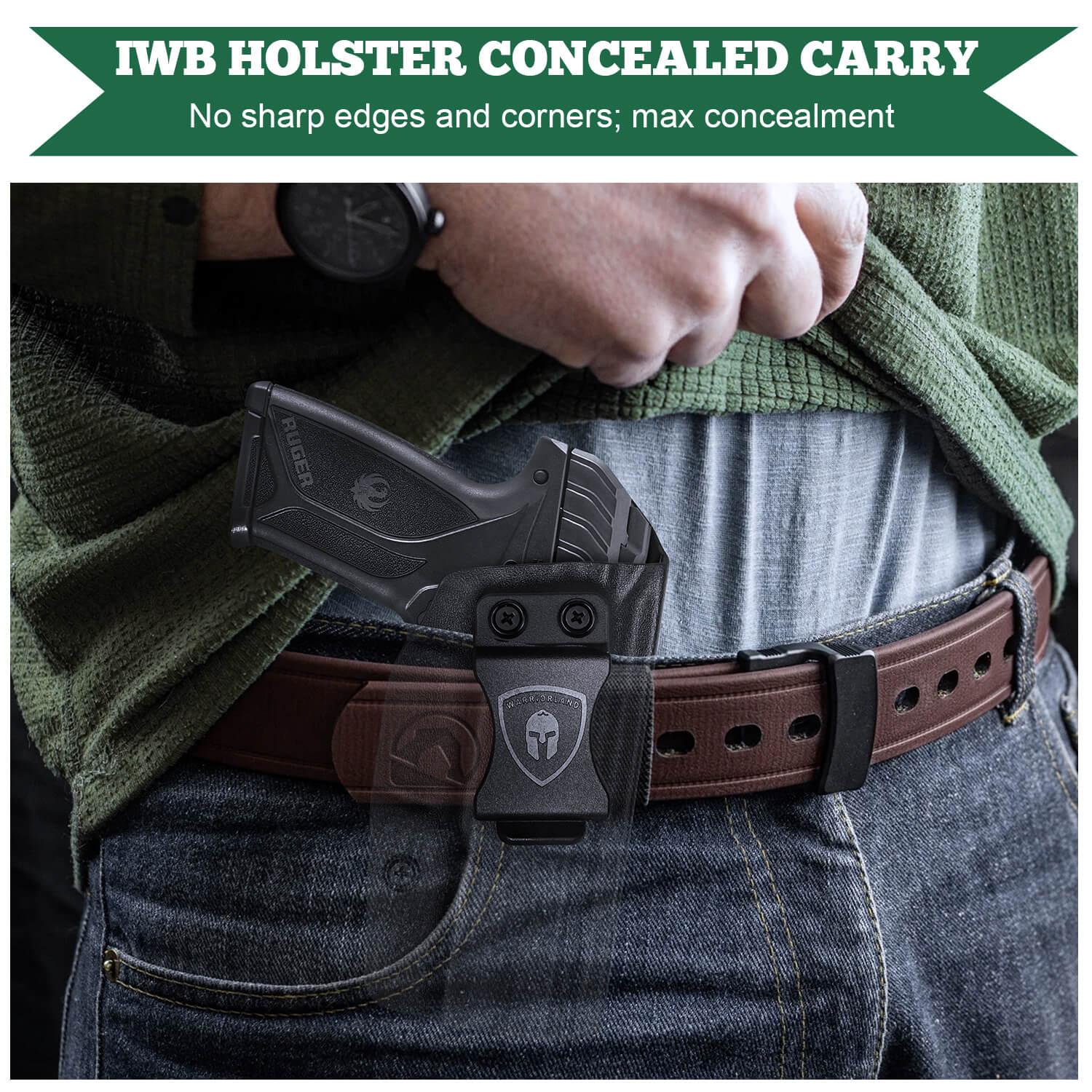 Ruger Security 9mm Compact Holster KYDEX IWB Right/ Left Handed | WARRIORLAND WARRIORLAND
