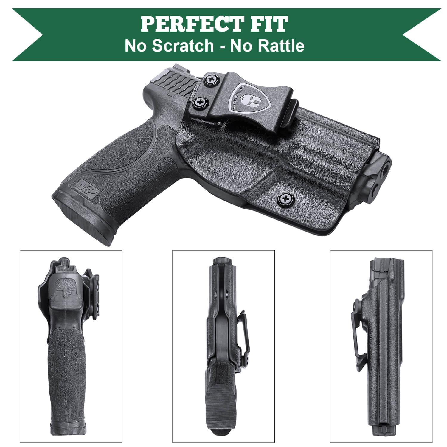 Kydex IWB Holster for Smith and Wesson M&P / M&P M2.0 / 9/.40 / Compact/Full Size Concealed Carry Right/ Left Handed | WARRIORLAND WARRIORLAND