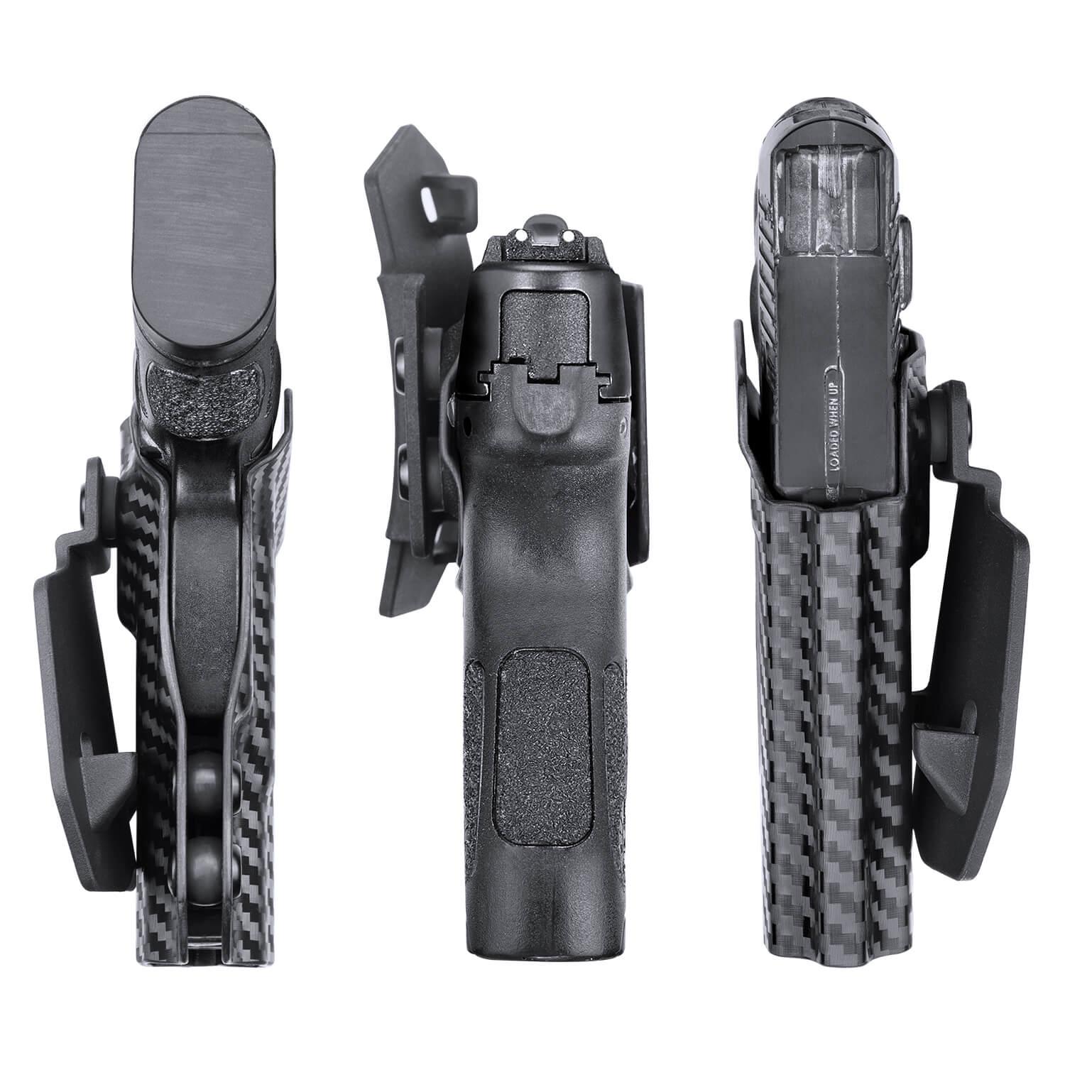 Carbon Fiber Kydex OWB Paddle Open Carry Holster for Taurus G2C G3C Millennium G2 PT111 PT140 WARRIORLAND