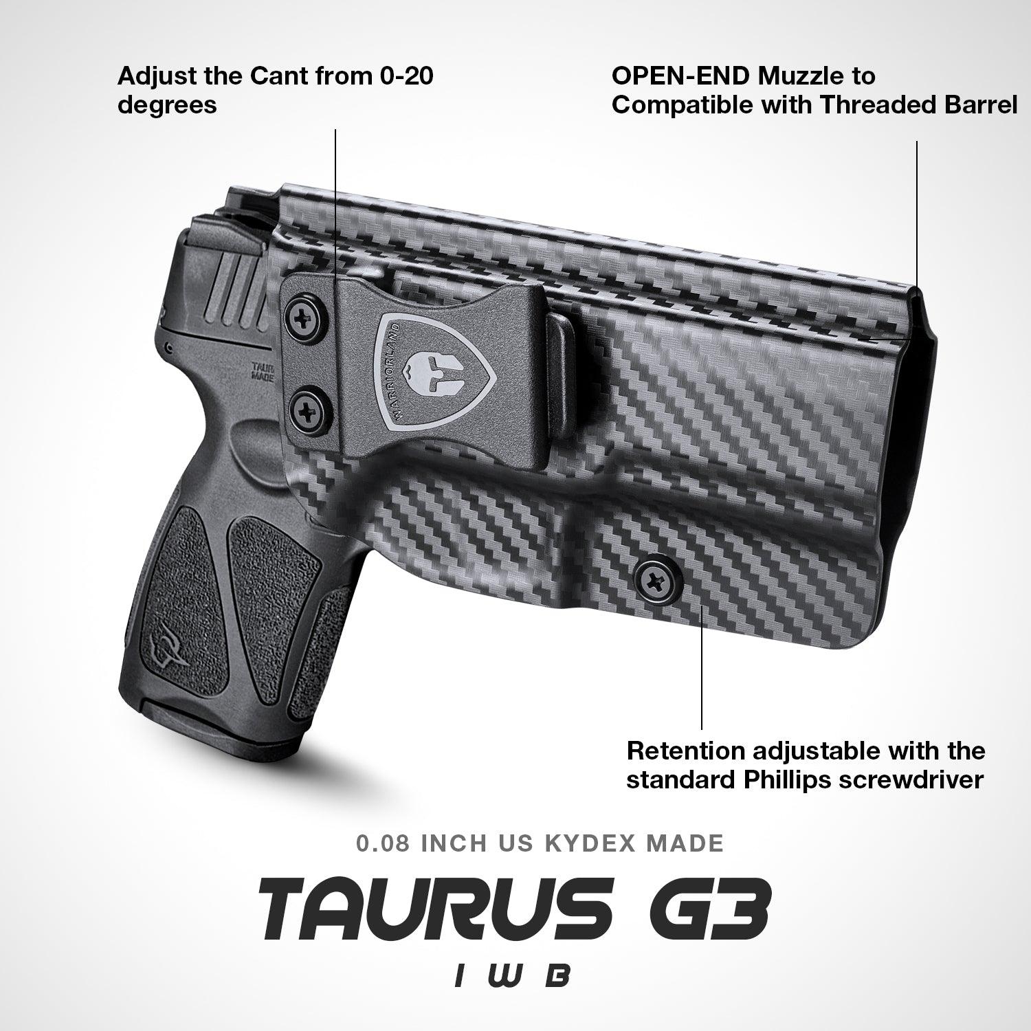 Taurus G3 IWB Holster Carbon Fiber Kydex | WARRIORLAND WARRIORLAND