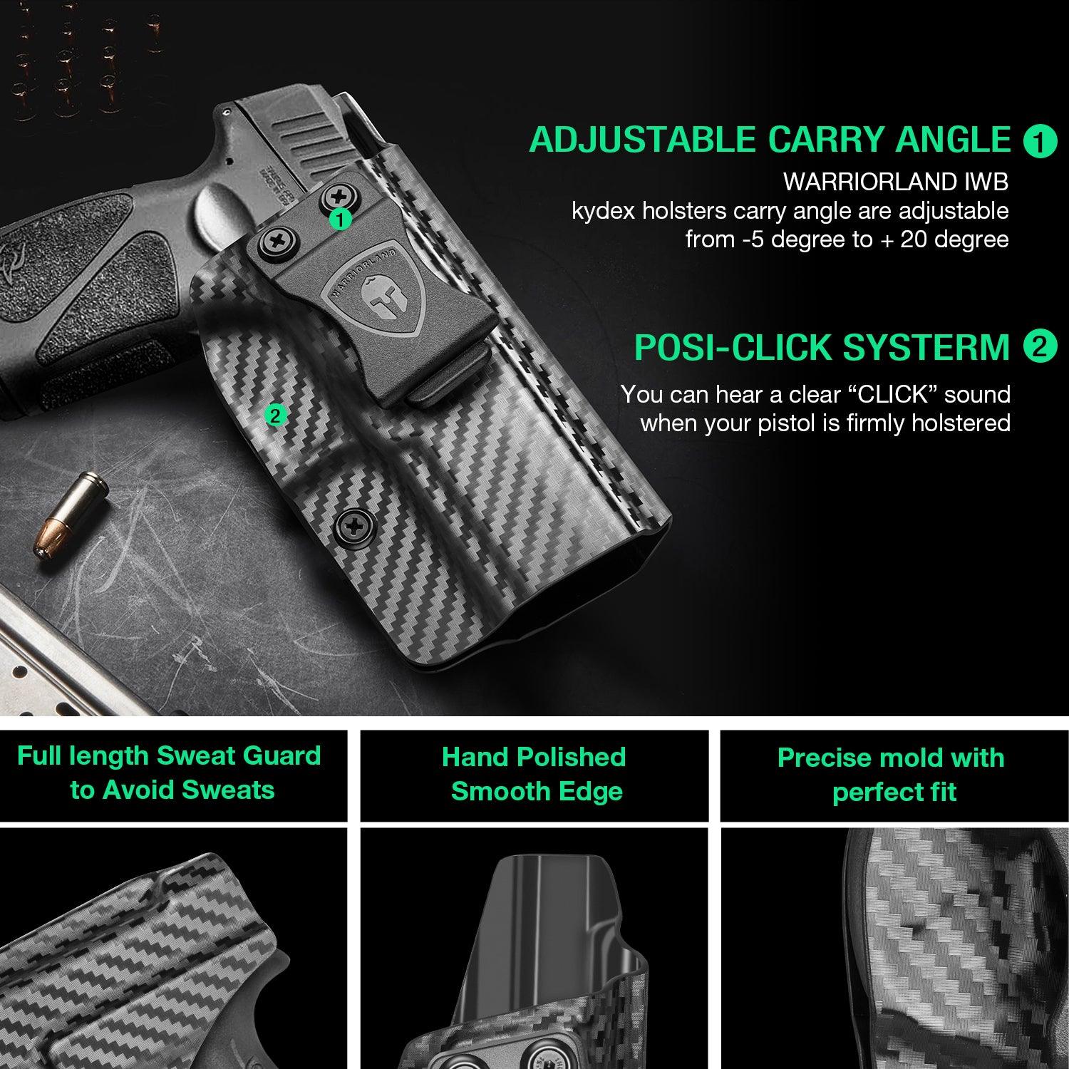 Taurus G3 IWB Holster Carbon Fiber Kydex | WARRIORLAND WARRIORLAND