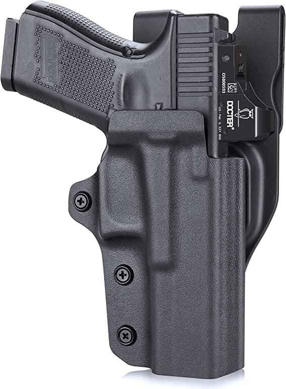OWB Kydex Level II Retention Thumb Release Glock Holster 17 19 22 23 31 32 Gen 4 5 19X 44 45