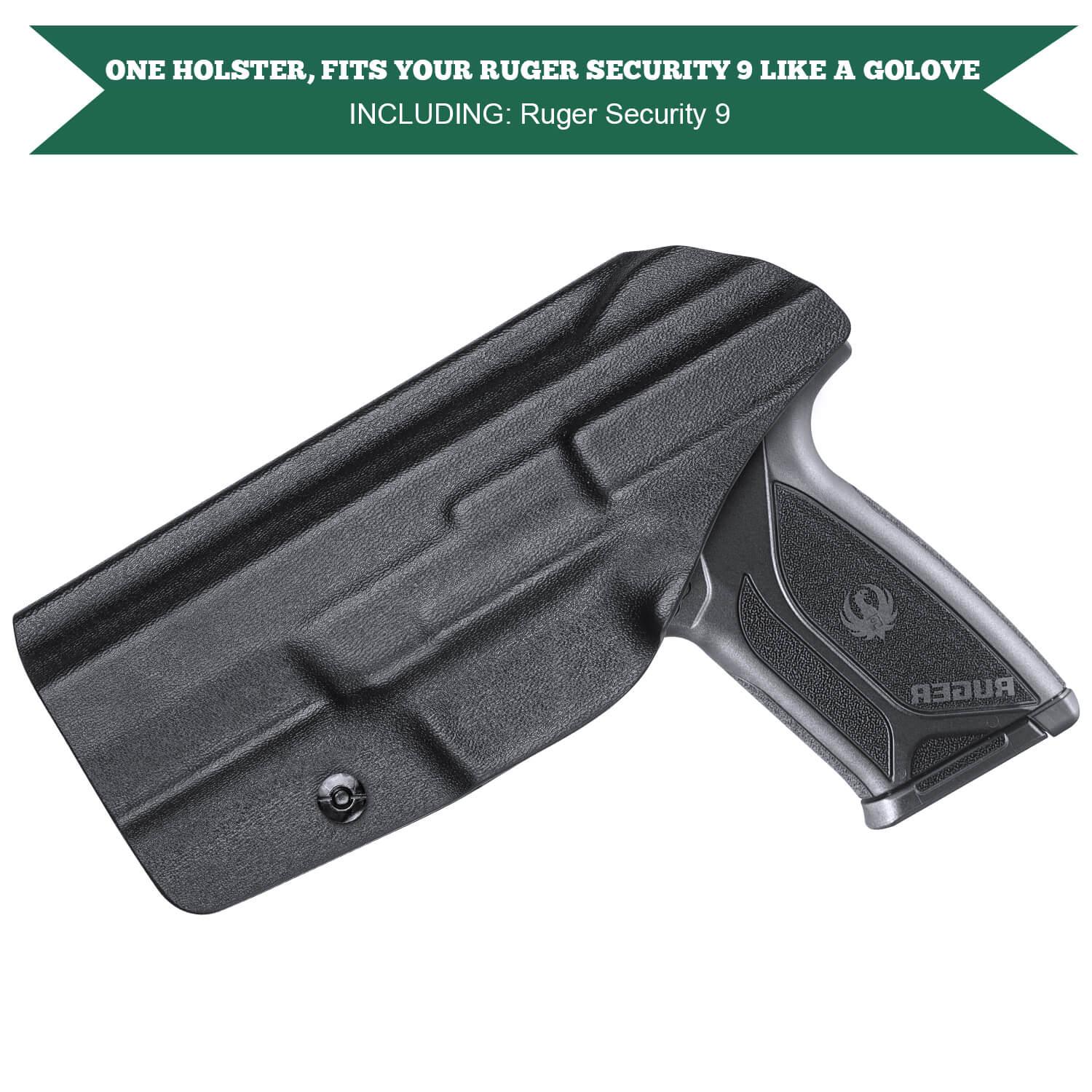 Ruger Security 9mm Compact Holster KYDEX IWB Right/ Left Handed | WARRIORLAND WARRIORLAND