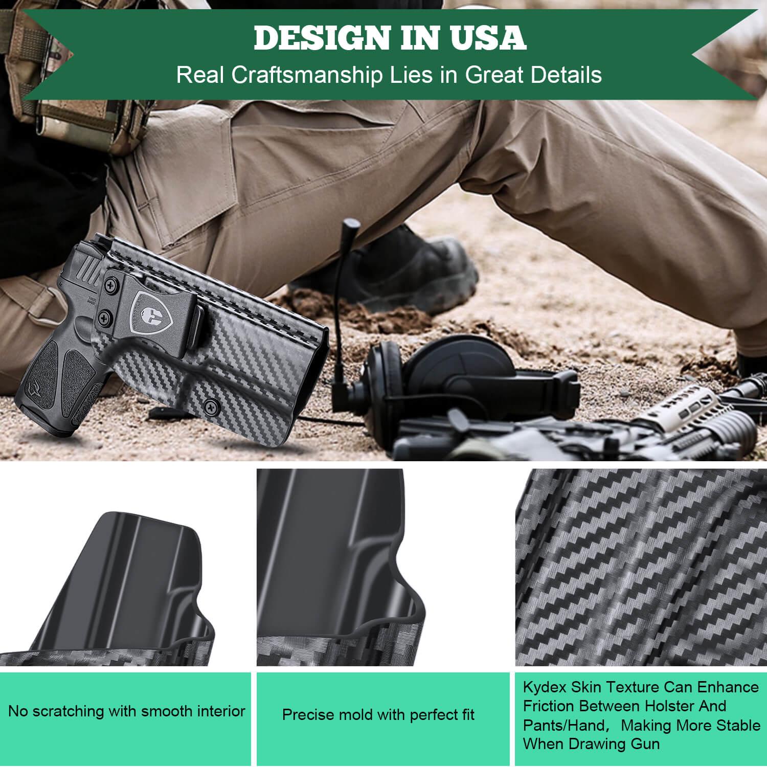Taurus G3 IWB Holster Carbon Fiber Kydex | WARRIORLAND WARRIORLAND