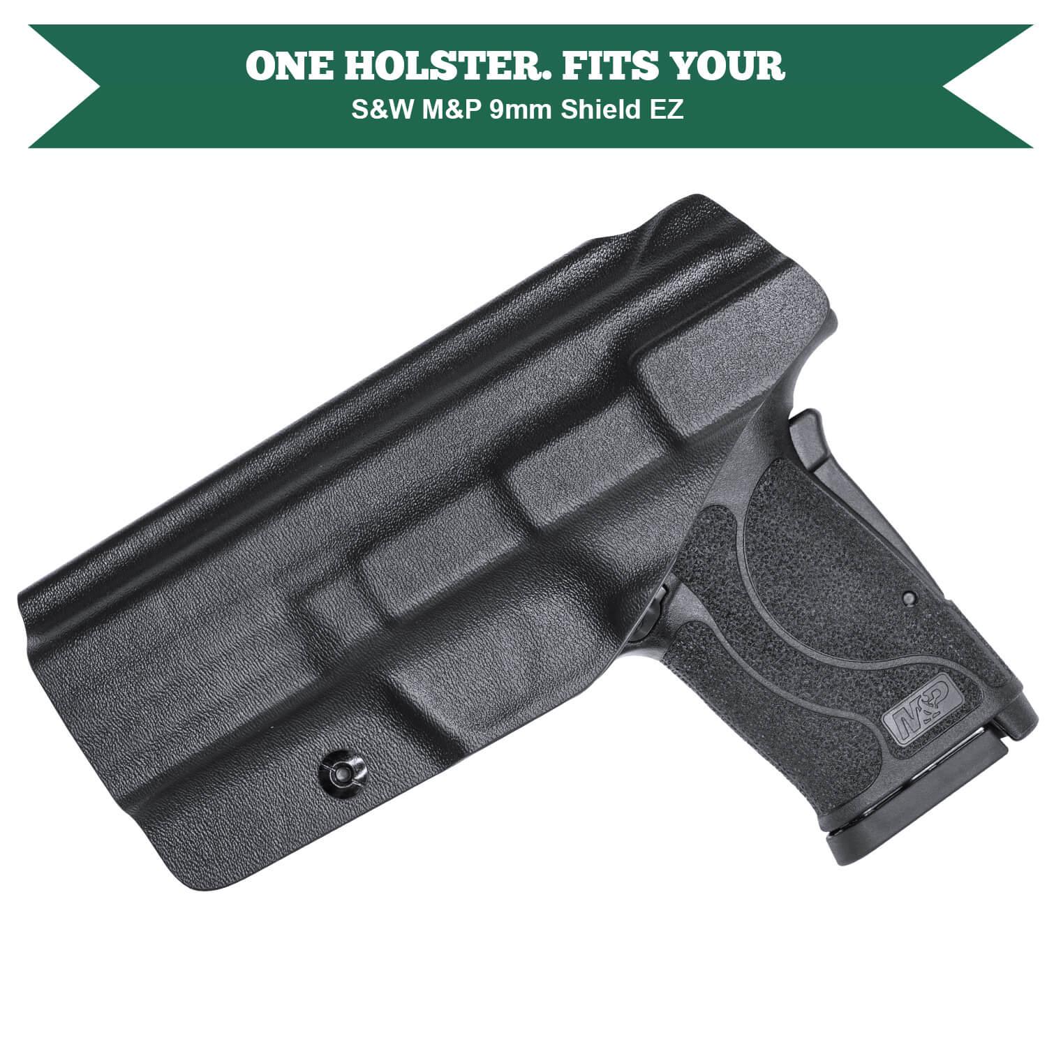 Kydex IWB Holster for Smith & Wesson M&P Shield 9mm EZ Right/ Left Handed | WARRIORLAND WARRIORLAND