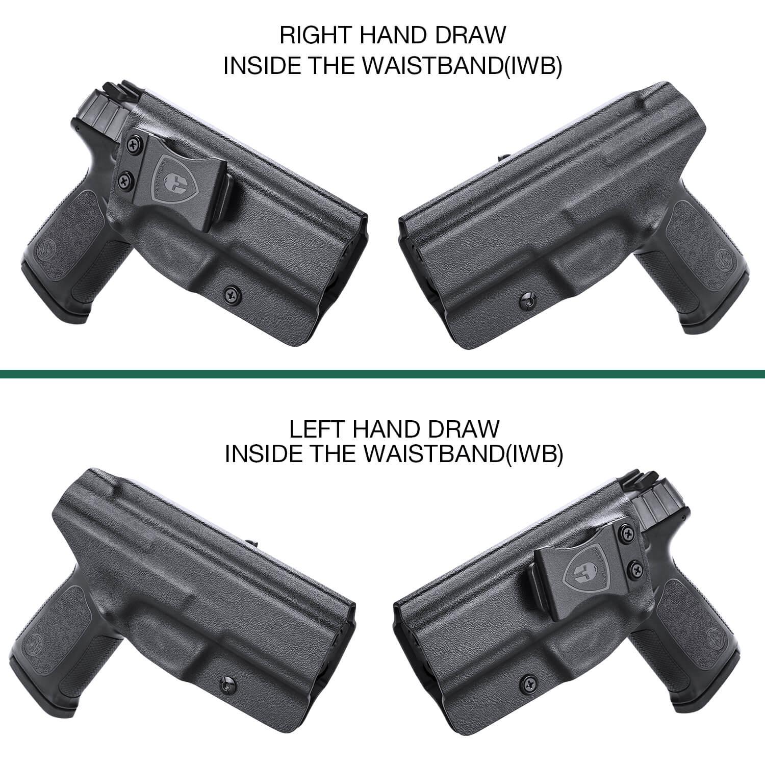 Kydex IWB Holster for Smith & Wesson SD9 SD40 VE Holster Inside Waistband Concealed Carry Holster Right/ Left Handed | WARRIORLAND WARRIORLAND