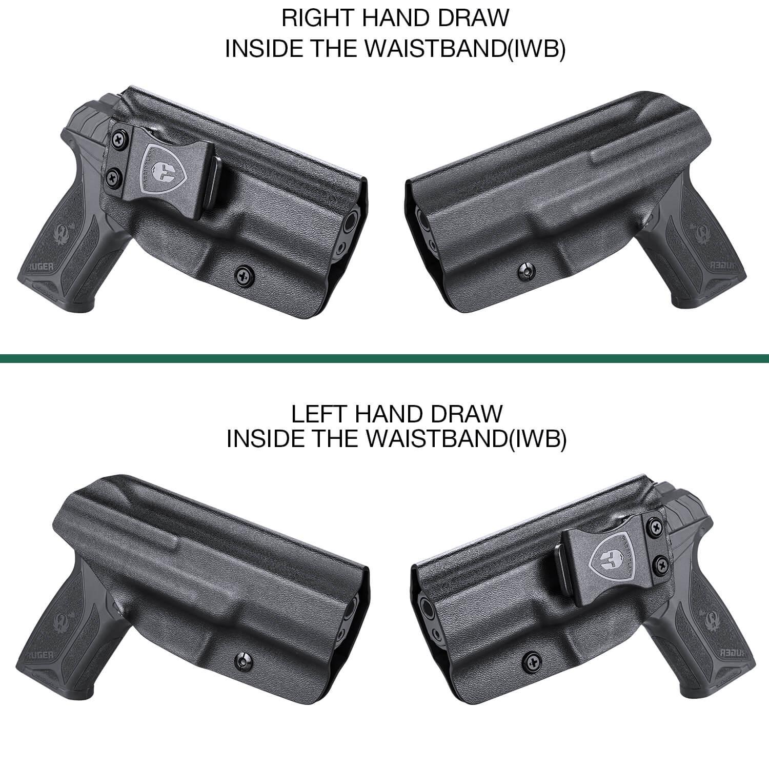 Ruger Security 9mm Compact Holster KYDEX IWB Right/ Left Handed | WARRIORLAND WARRIORLAND