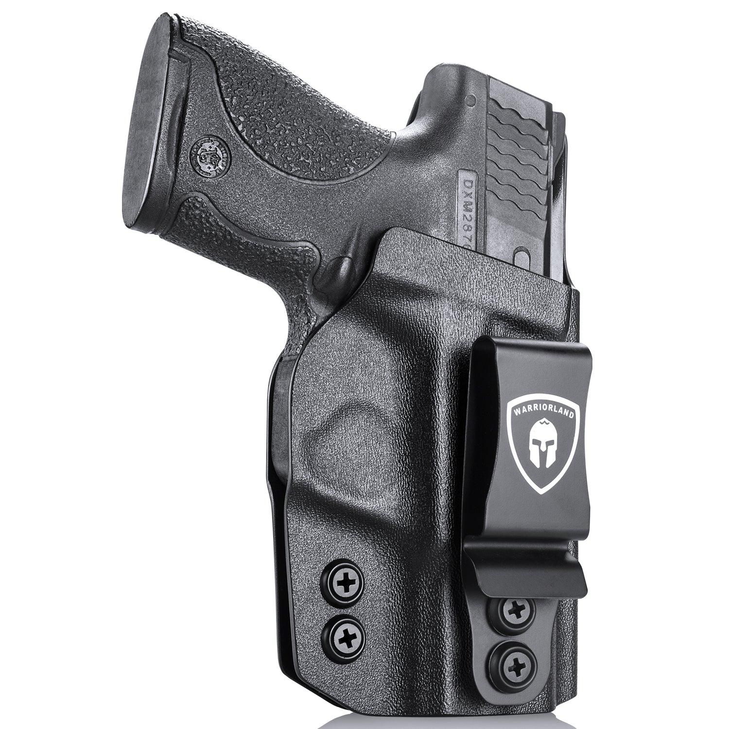 Kydex IWB Holster Smith & Wesson M&P Shield /Plus/ M2.0 9mm/.40 Pistol Adjustable Ride Height Metal Belt Clip | WARRIORLAND WARRIORLAND