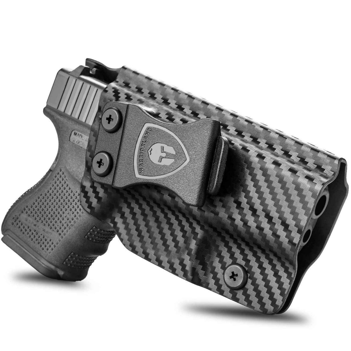 Carbon Fiber Kydex IWB Holster for Glock 26 Gen 3-5/27/33 Gen 3-4 | WARRIORLAND