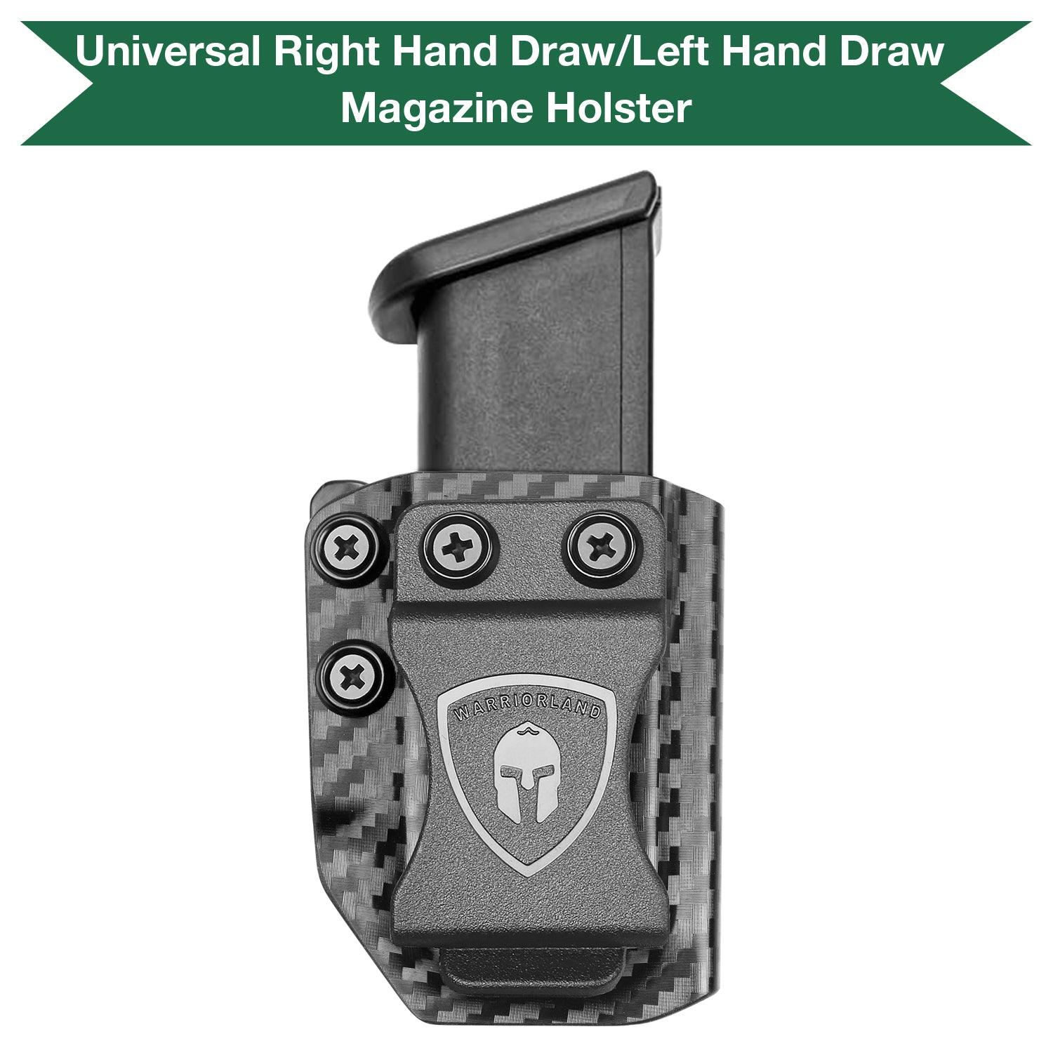 Carbon Fiber Kydex 9mm .40 .45ACP Universal Mag Holsters IWB OWB Single Double Stack | WARRIORLAND WARRIORLAND