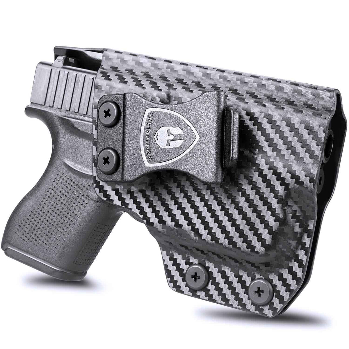 Carbon Fiber Kydex IWB Holster Glock 43 43X TLR 6 | Appendix Carry Trigger Guard Holster by WARRIORLAND