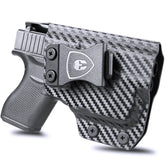 WARRIORLAND IWB Kydex Holster, Compatible with (No Railed/NO MOS Version) Glock 43 /43X / 48 with TLR-6 / TLR-6 HL/TLR-6 HL G Light, Adj. Cant & Retention, Right- / Left-Hand Option WARRIORLAND