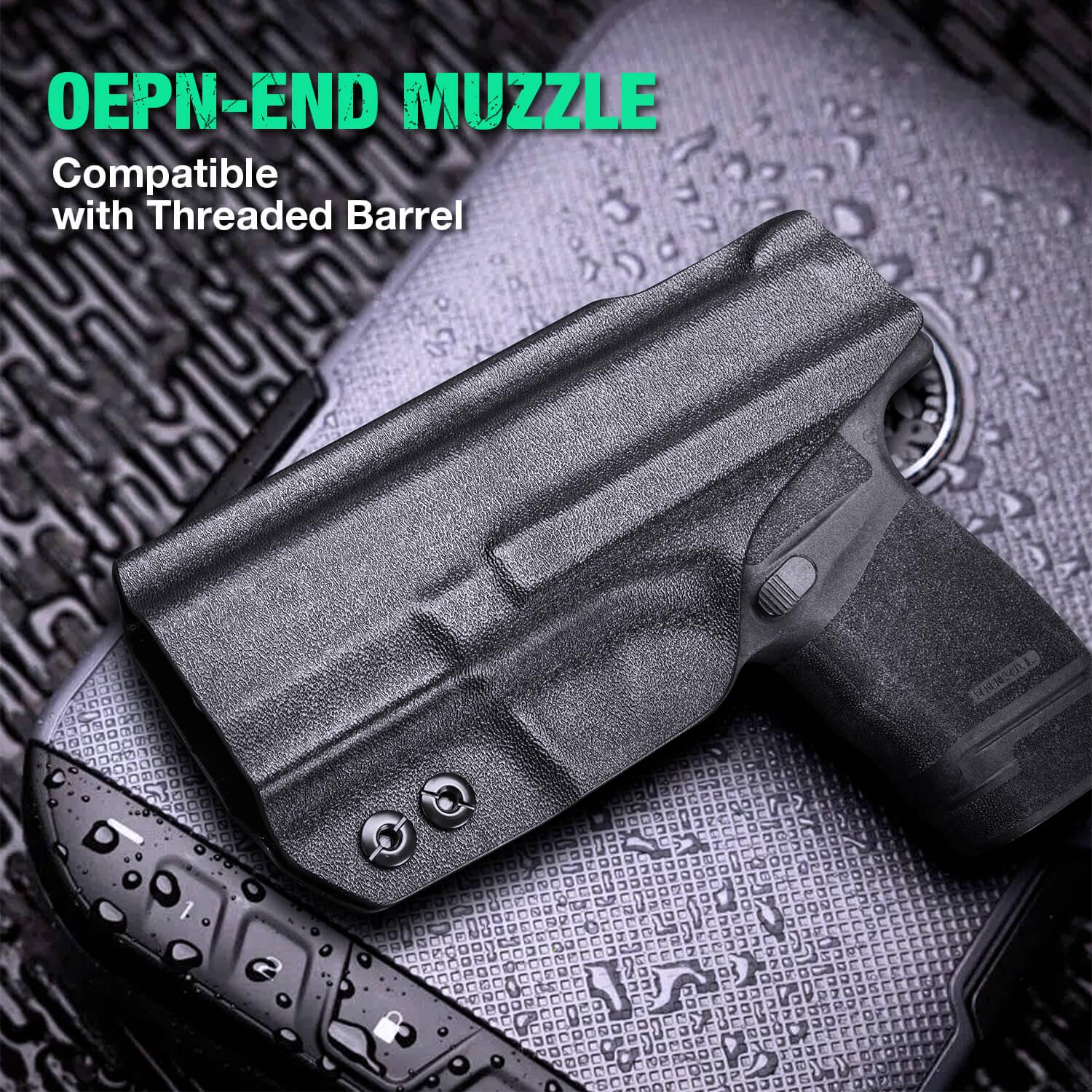 Comfortable Holster for Springfield Armory Hellcat/ Pro Kydex IWB Adjustable Ride Height Metal Belt Clip | WARRIORLAND WARRIORLAND