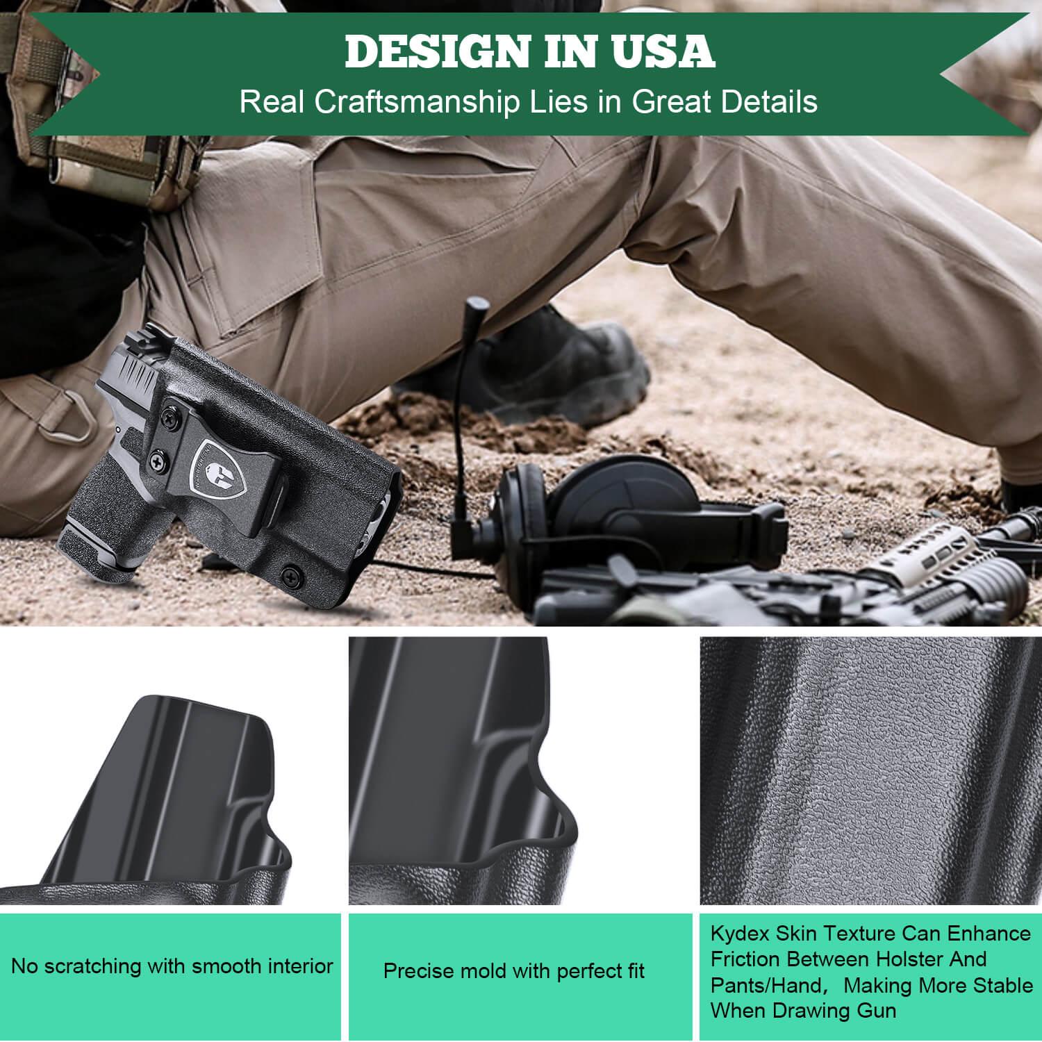 Springfield Armory Hellcat/ Pro Holster Kydex IWB Right/ Left Handed | WARRIORLAND WARRIORLAND