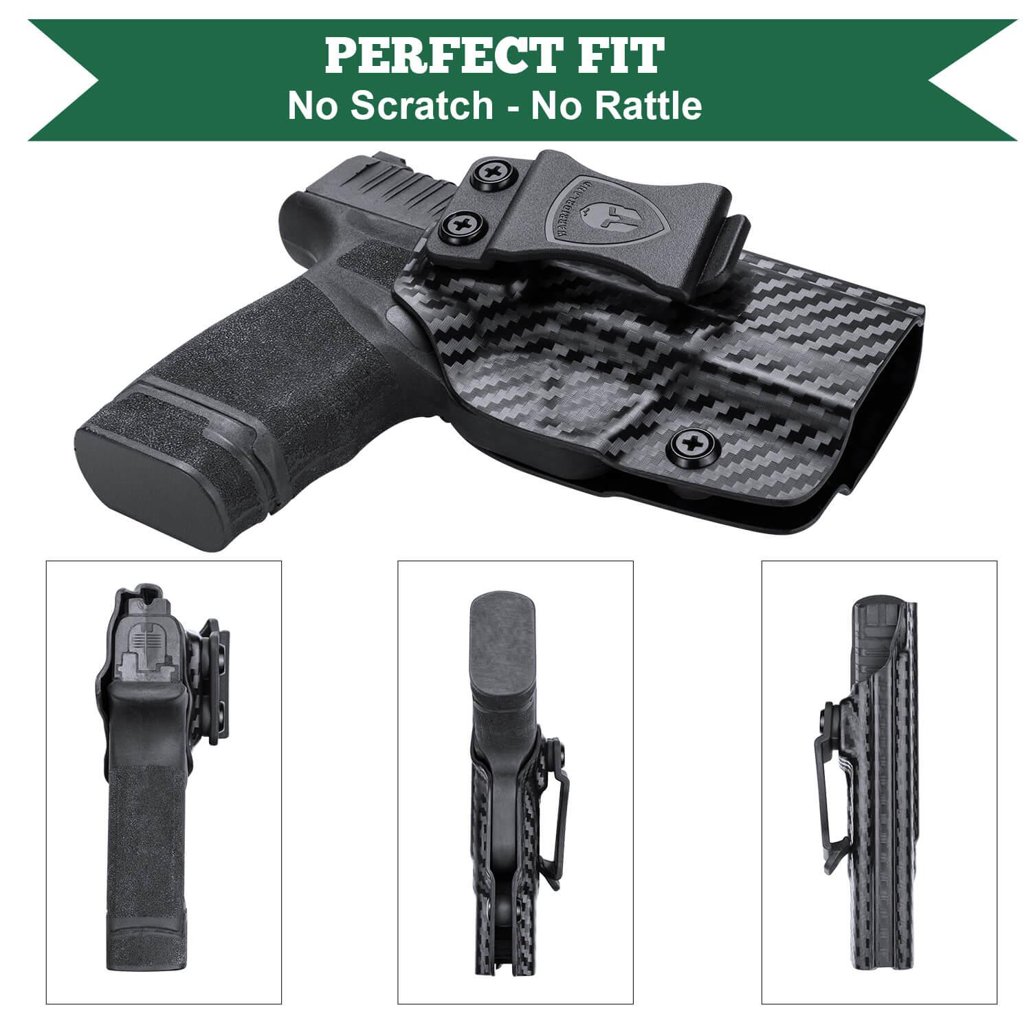 Carbon Fiber Kydex IWB Holster for Springfield Armory Hellcat/ Pro 9mm | WARRIORLAND WARRIORLAND