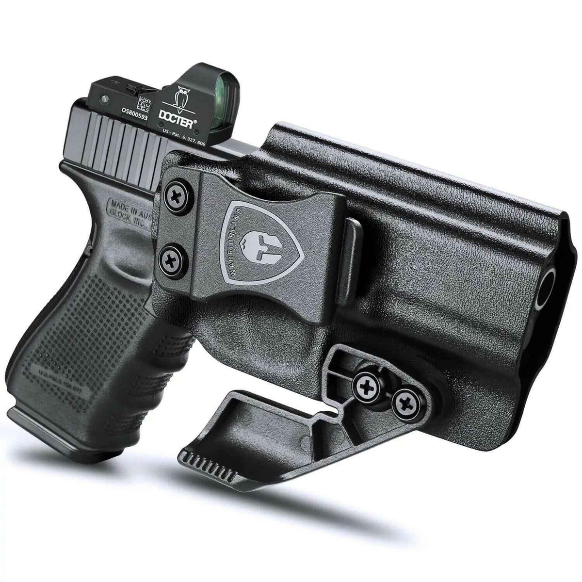 GLOCK Holster for Fat Guys with Claw and Red Dot Optics Cut for Gen3-5 Models | WARRIORLAND