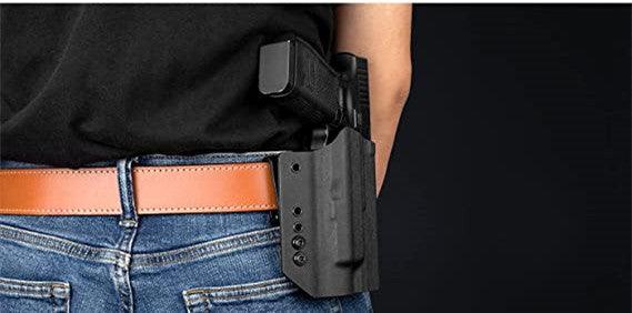 Kydex OWB Light Bearing Holster for Glock 17 19 23 32 Gen 4 5 19X 44 45 with Streamlight TLR 1 1S HL Light, Right Hand WARRIORLAND