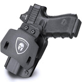 Kydex OWB Paddle Holster with red dot optics cut for Glock Glock G17/G19/34 Gen3-5  G17/G19/ Gen4 MOS  G17/G19/G34 Gen5 MOS  G19X G23 Gen3-4  G22 Gen3-4 G31 Gen3-4 G32 Gen3-4 G44  G45  G45 MOS version Right/Left Handed | WARRIORLAND WARRIORLAND