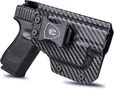 WARRIORLAND IWB Kydex Holster Compatible with Glock 17/19 Gen 3-5 & G23/32 Gen 3-4 & 19X/44/45 with TLR-6 /TLR-6 HL G, Inside Waistband Concealed Carry Holster, Adj. Cant & Retention WARRIORLAND