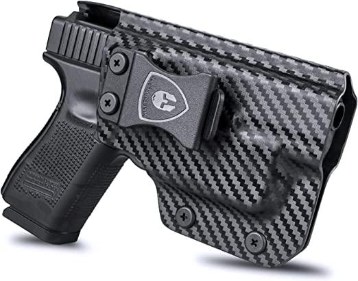 WARRIORLAND IWB Kydex Holster Compatible with Glock 17/19 Gen 3-5 & G23/32 Gen 3-4 & 19X/44/45 with TLR-6 /TLR-6 HL G, Inside Waistband Concealed Carry Holster, Adj. Cant & Retention WARRIORLAND