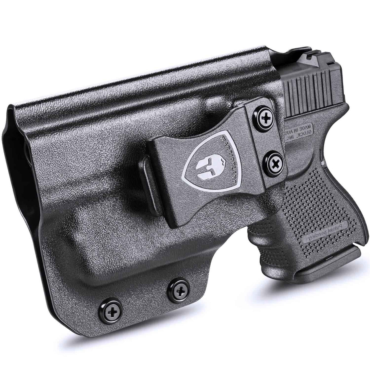 TRL 6 Glock 26 IWB Holster for 26 27 28 33 Gen 4 | Right/Left Handed Kydex Appendix Concealment by WARRIORLAND