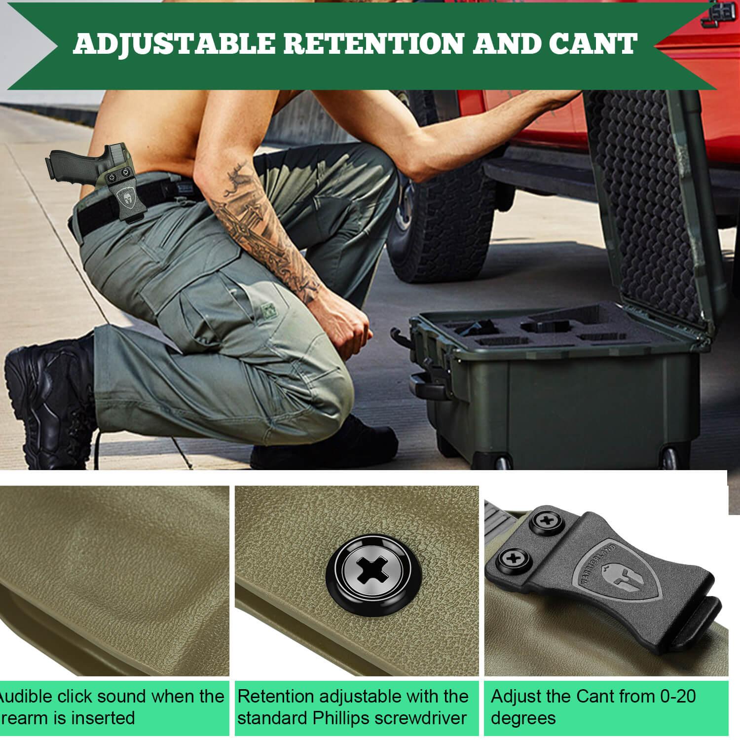 9mm Springfield Armory Hellcat / Pro Tan 9mm Inside Waistband Holster Kydex  Right / Left Handed | WARRIORLAND WARRIORLAND