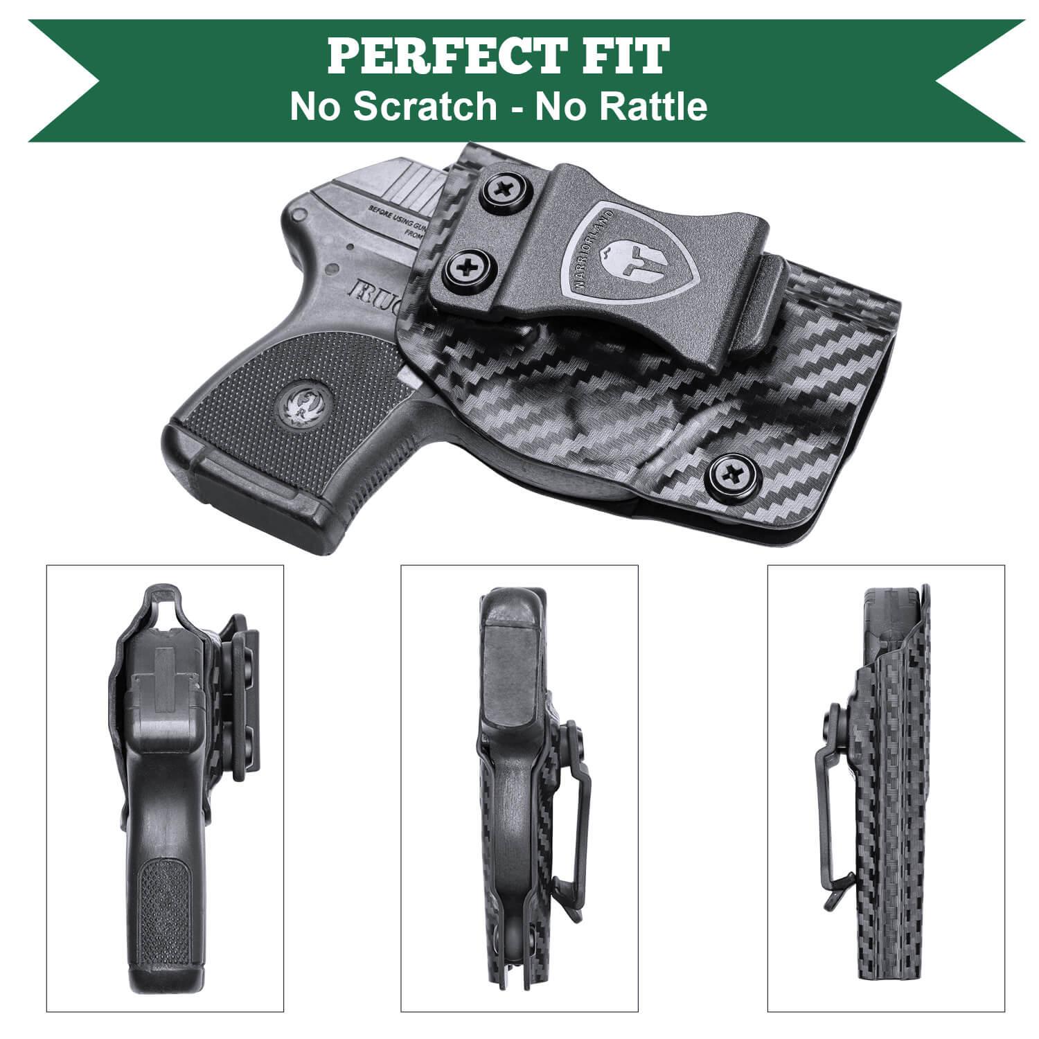 Ruger LCP 380 Holster IWB Carbon Fiber Kydex | WARRIORLAND WARRIORLAND