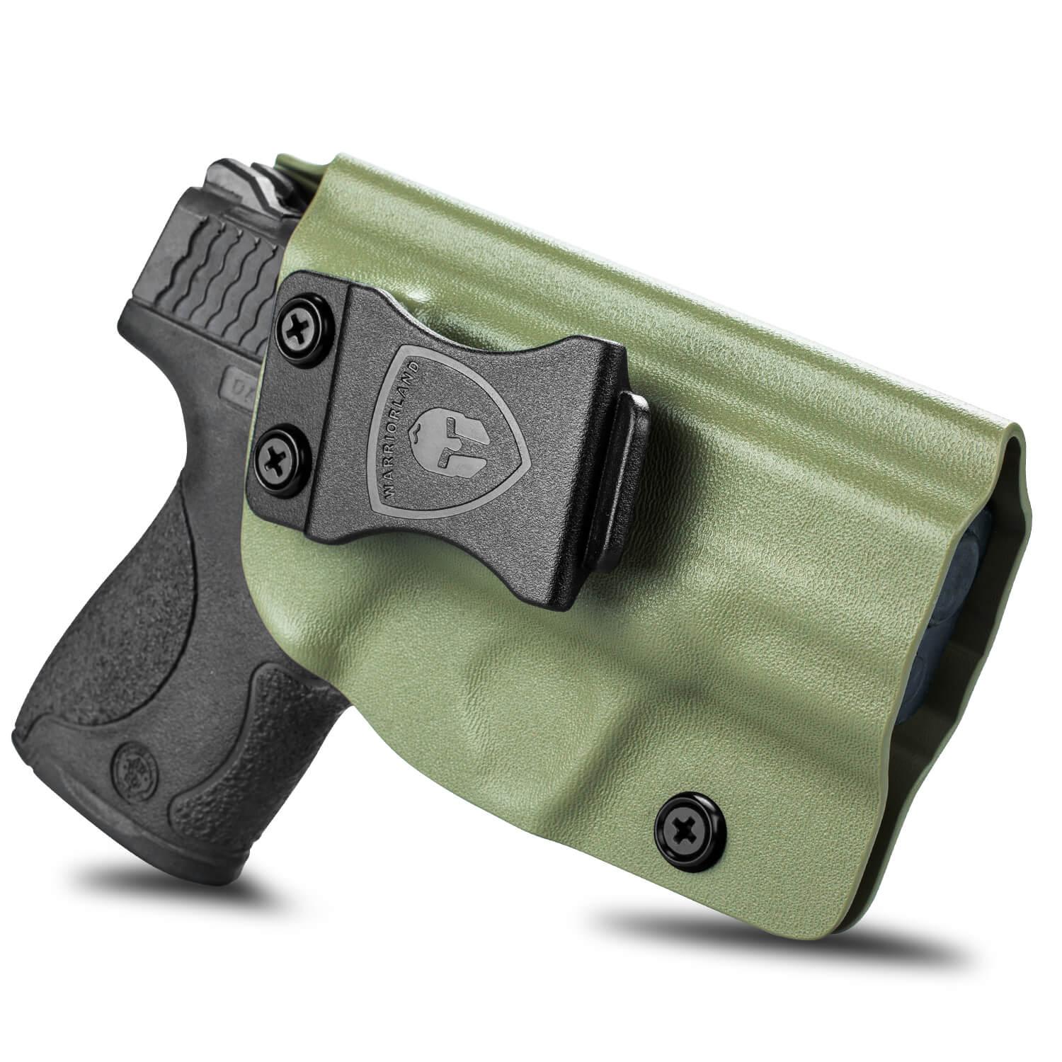 Army Green Smith & Wesson Kydex IWB Holster M&P Shield Plus M2.0  M1.0  9mm/.40 Pistol | WARRIORLAND WARRIORLAND