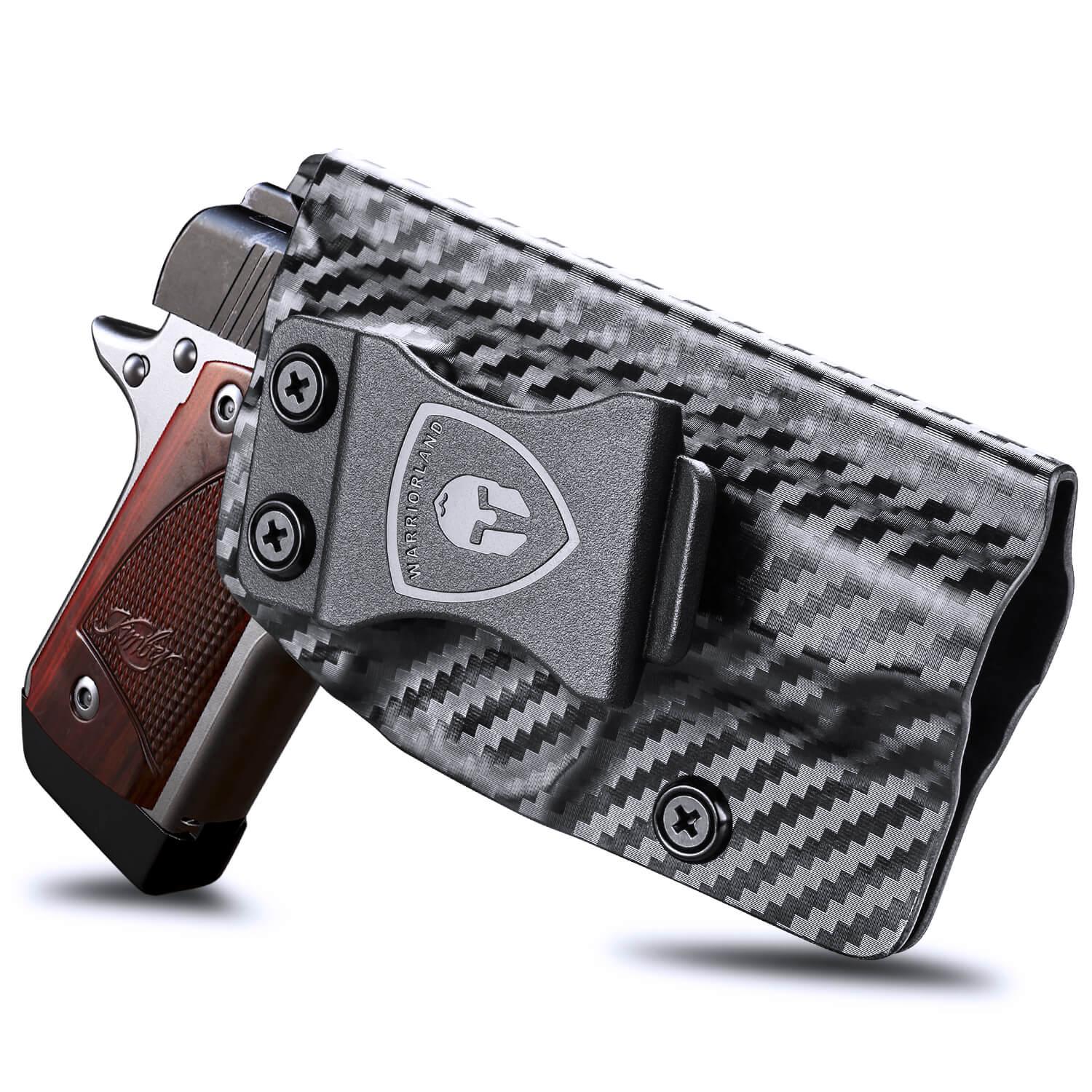 Carbon Fiber Kydex IWB Holster for Kimber Micro 9 9mm Pistol Concealed Carry | WARRIORLAND WARRIORLAND