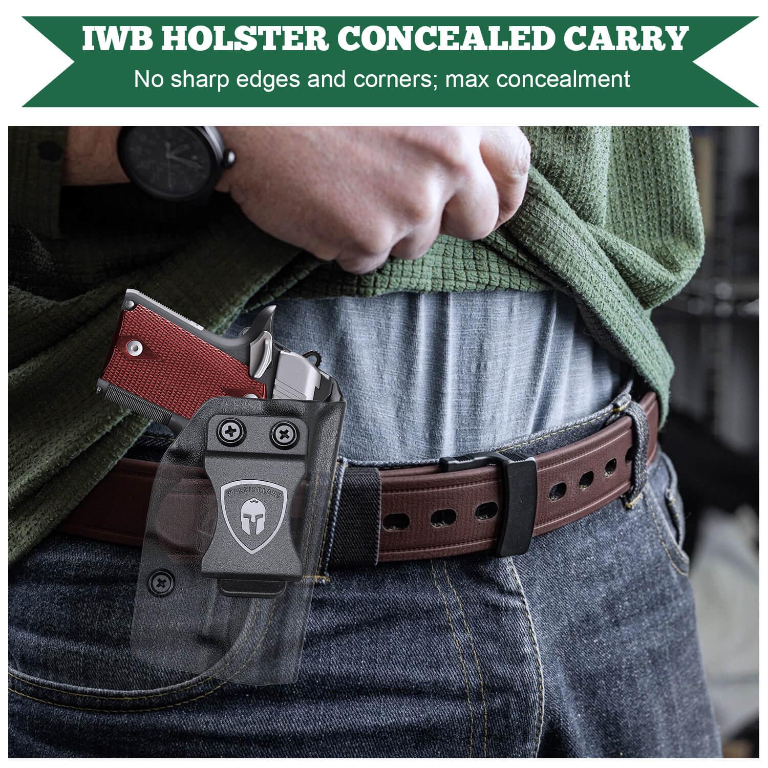 Kimber Micro 9 9mm Pistol Holster Kydex IWB Right/ Left Handed | WARRIORLAND WARRIORLAND