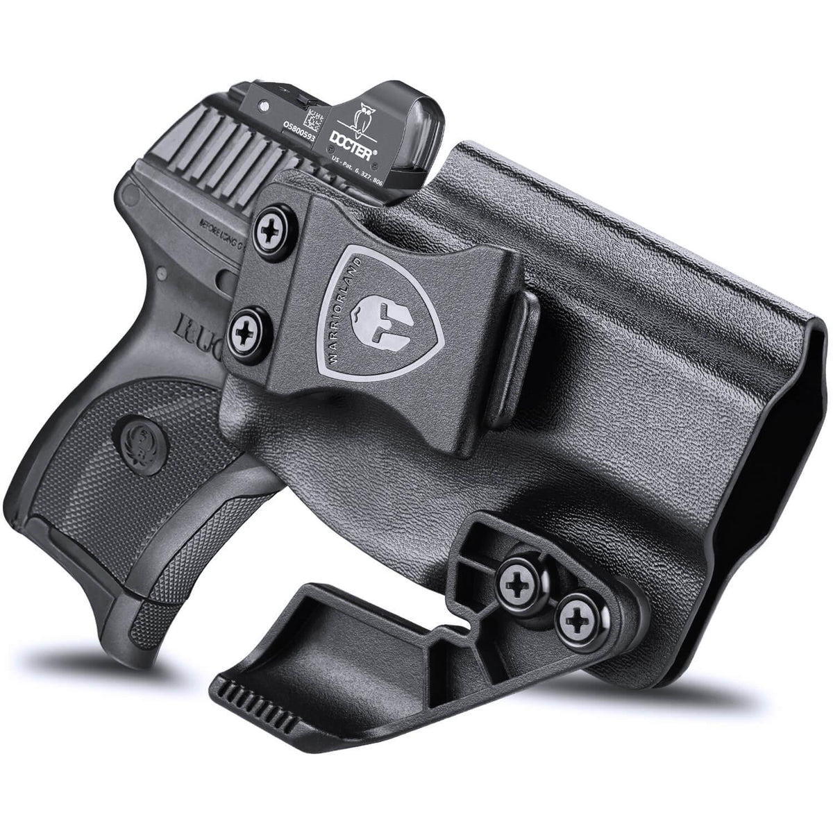 LC9 LC9S EC9S LC380 Ruger with Optics Cut Red Dot Inside Waistband Holster with Claw Trigger Guard Holsters for Fat Guys | WARRIORLAND WARRIORLAND