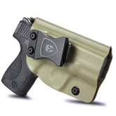 Tan Smith & Wesson Kydex IWB Holster M&P Shield Plus M2.0  M1.0  9mm/.40 Pistol Right/ Left Handed WARRIORLAND