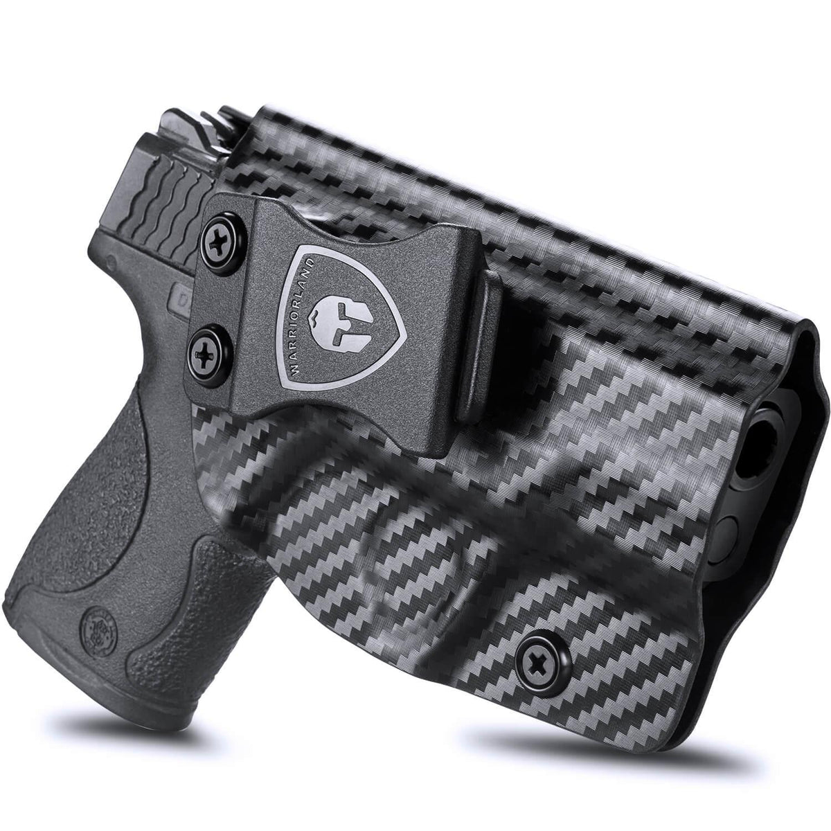 Carbon Fiber Kydex IWB Holster for Smith & Wesson M&P Shield/ Plus/ M2.0 9mm/.40 Pistol | WARRIORLAND WARRIORLAND